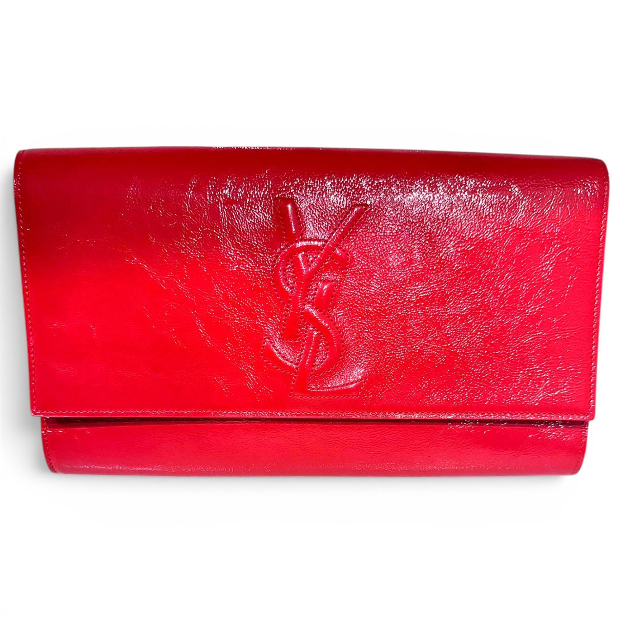 Patent leather handbag