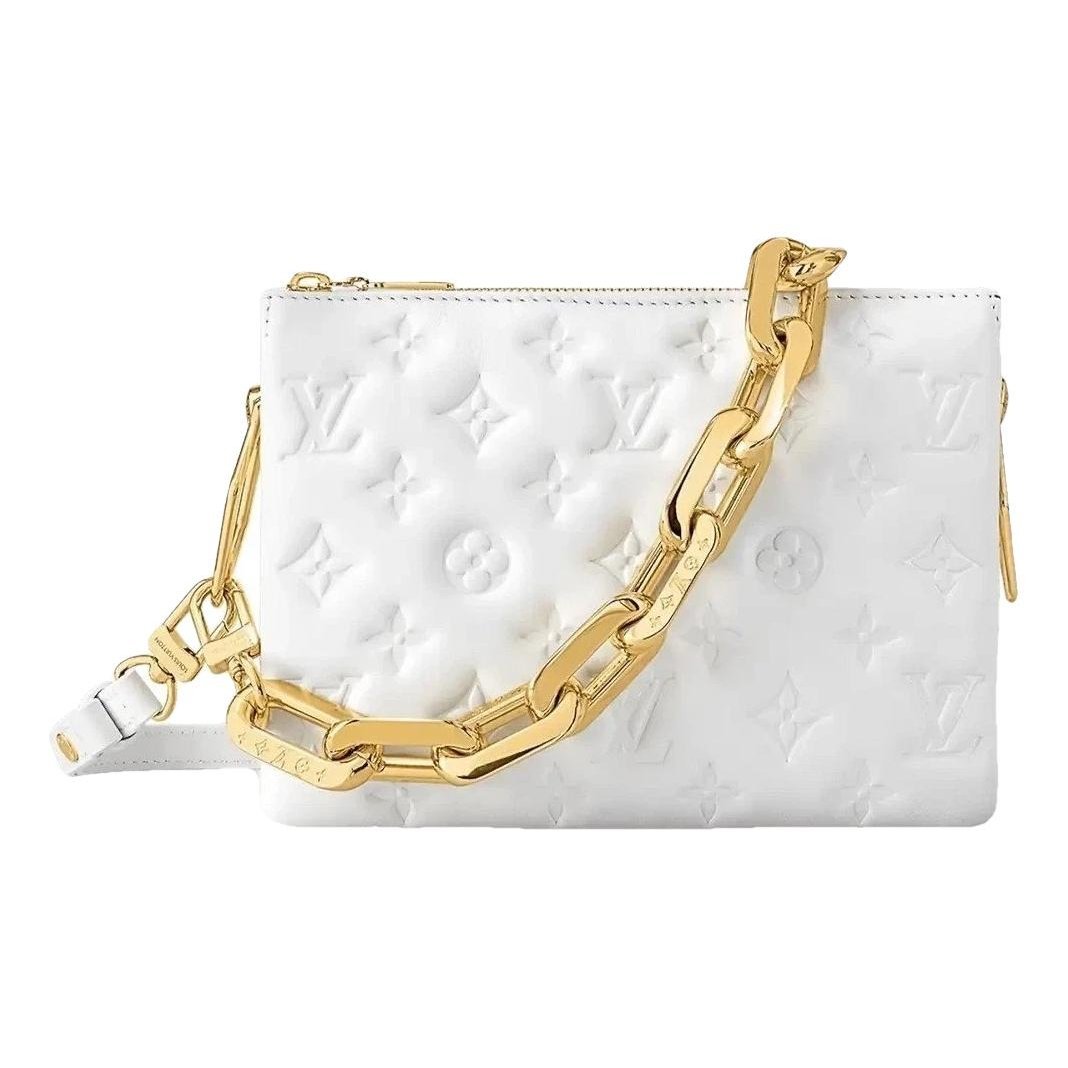 Coussin leather handbag