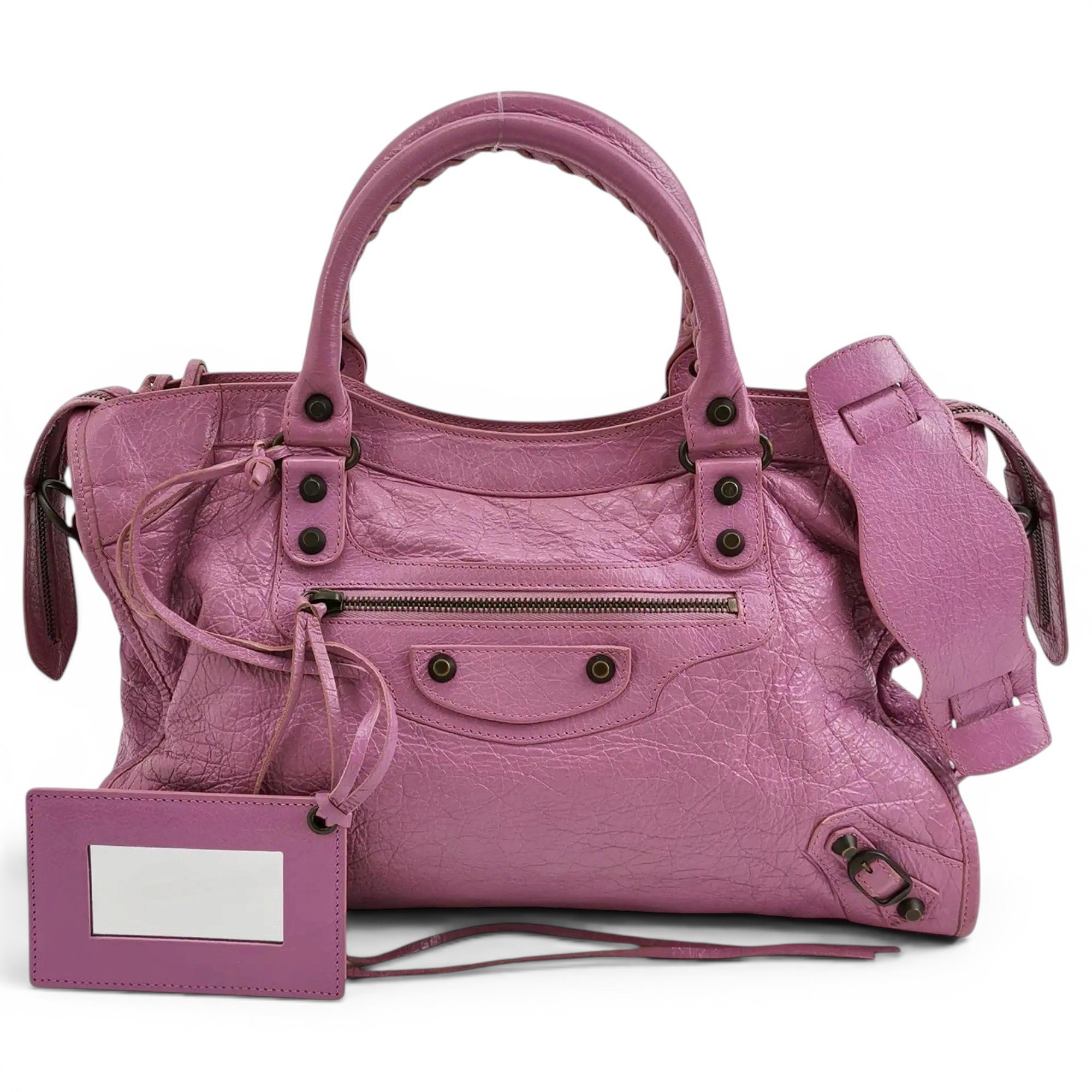 Leather handbag