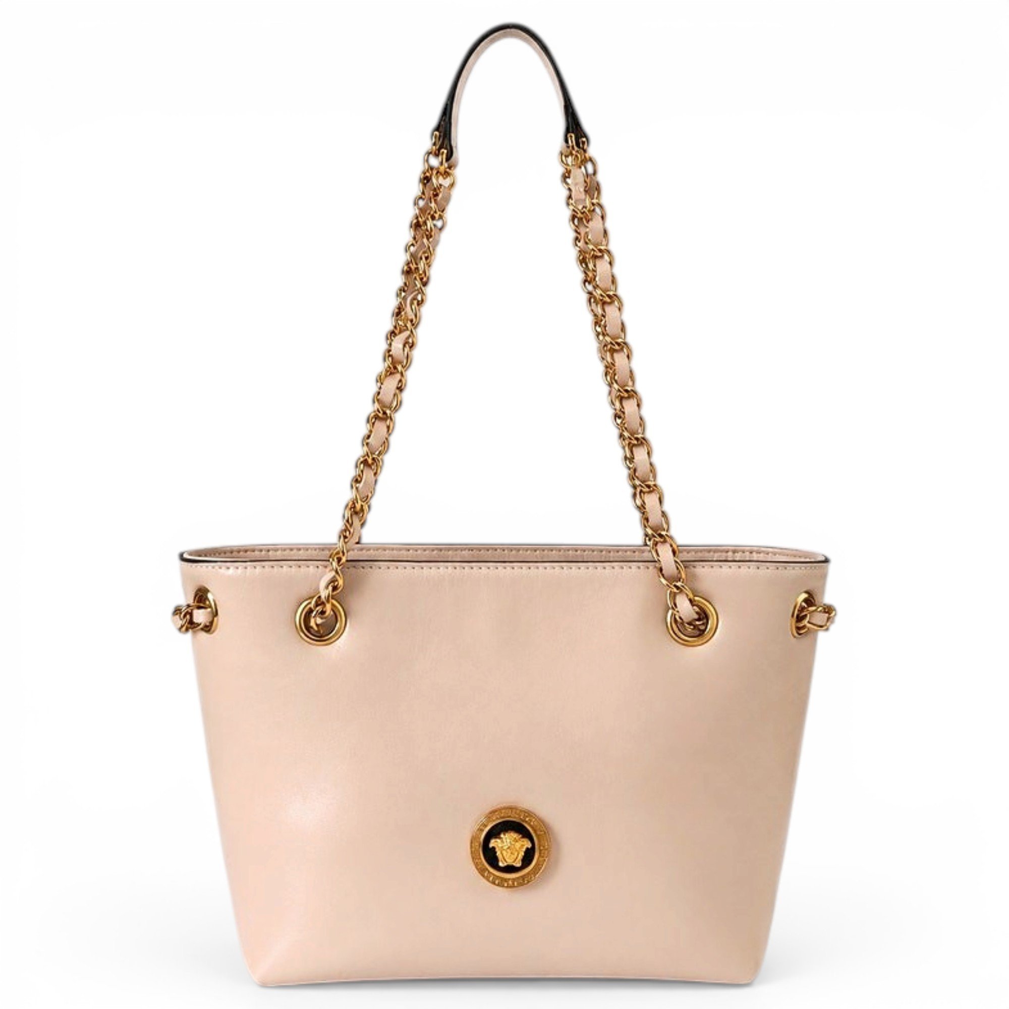 La Medusa leather handbag