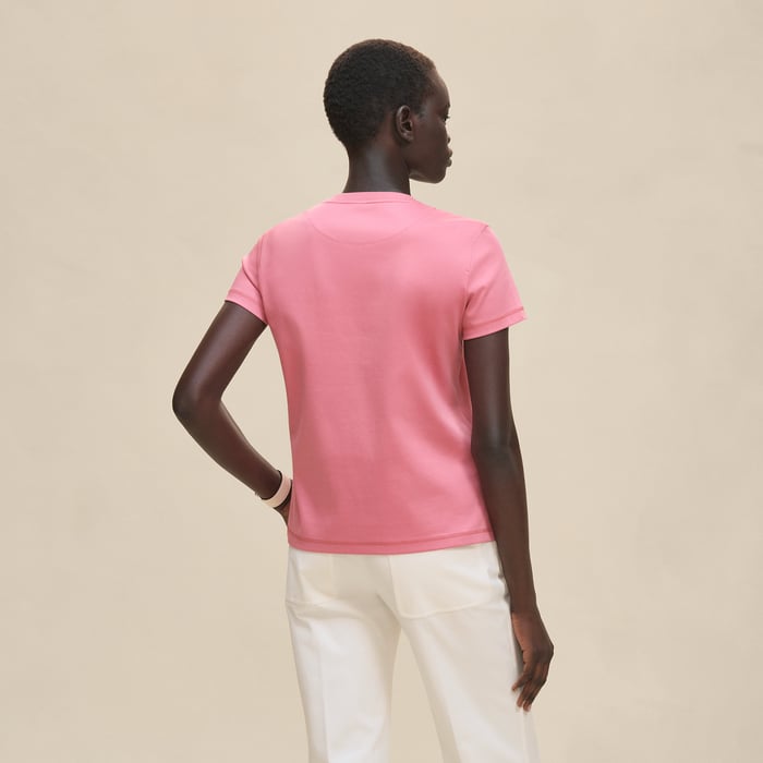 Rose Sorbet Printed Straight T-shirt