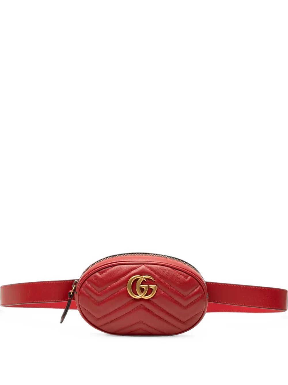 2016-2026 GG Marmont Matelasse Calfskin belt bag