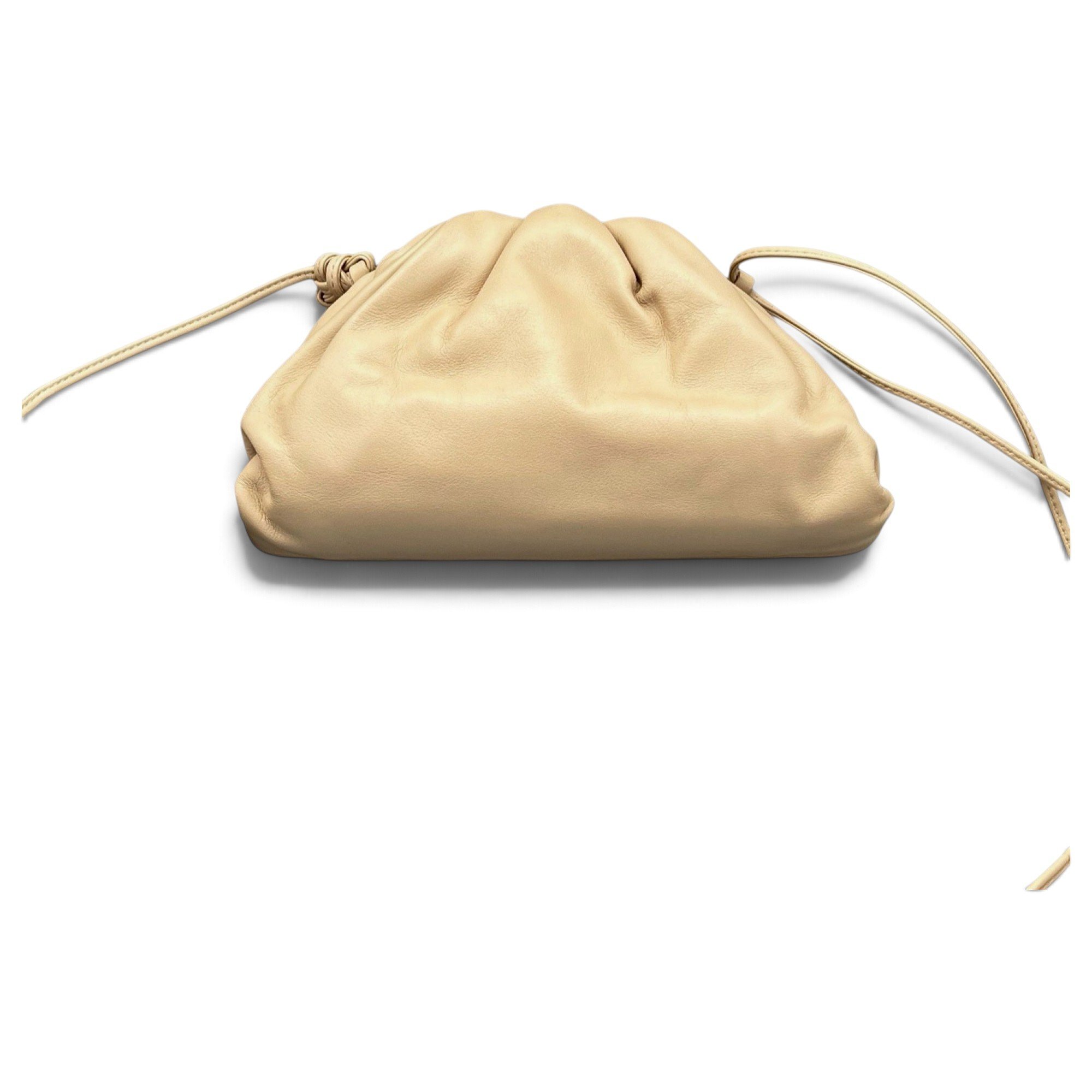 Pouch leather handbag