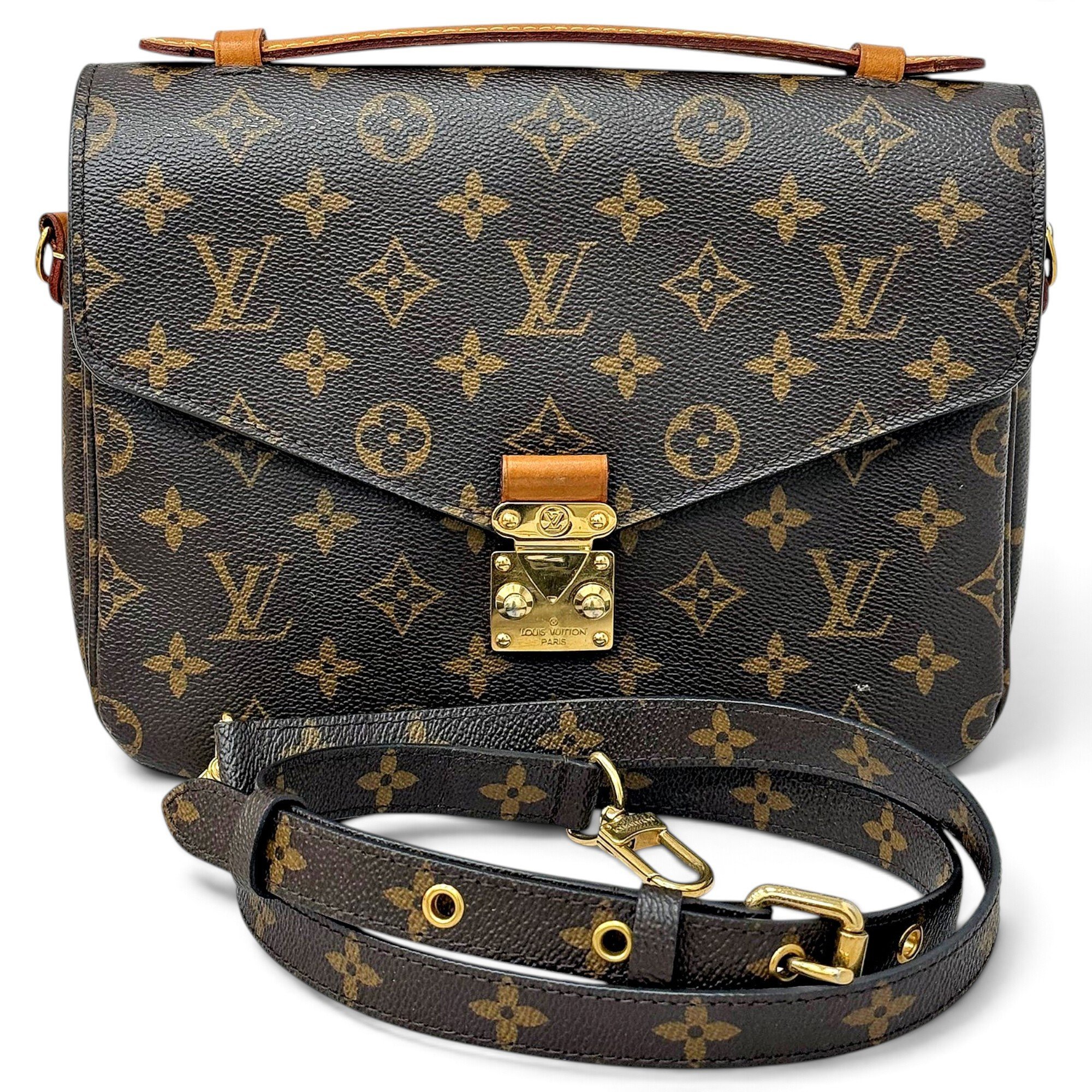 Metis leather handbag