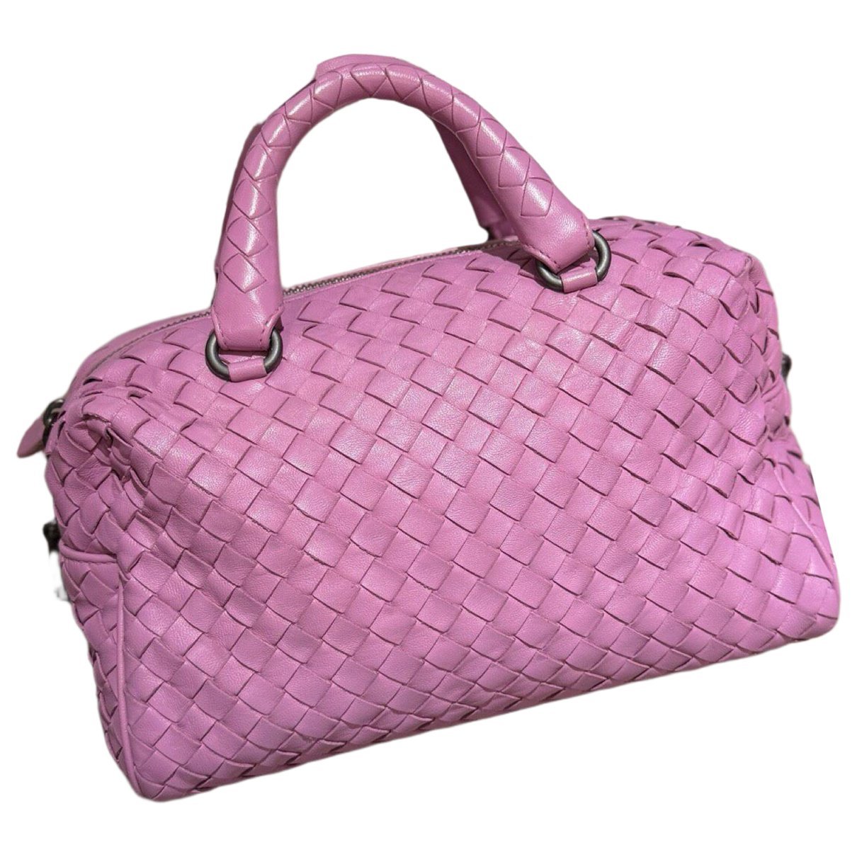 Loop leather handbag