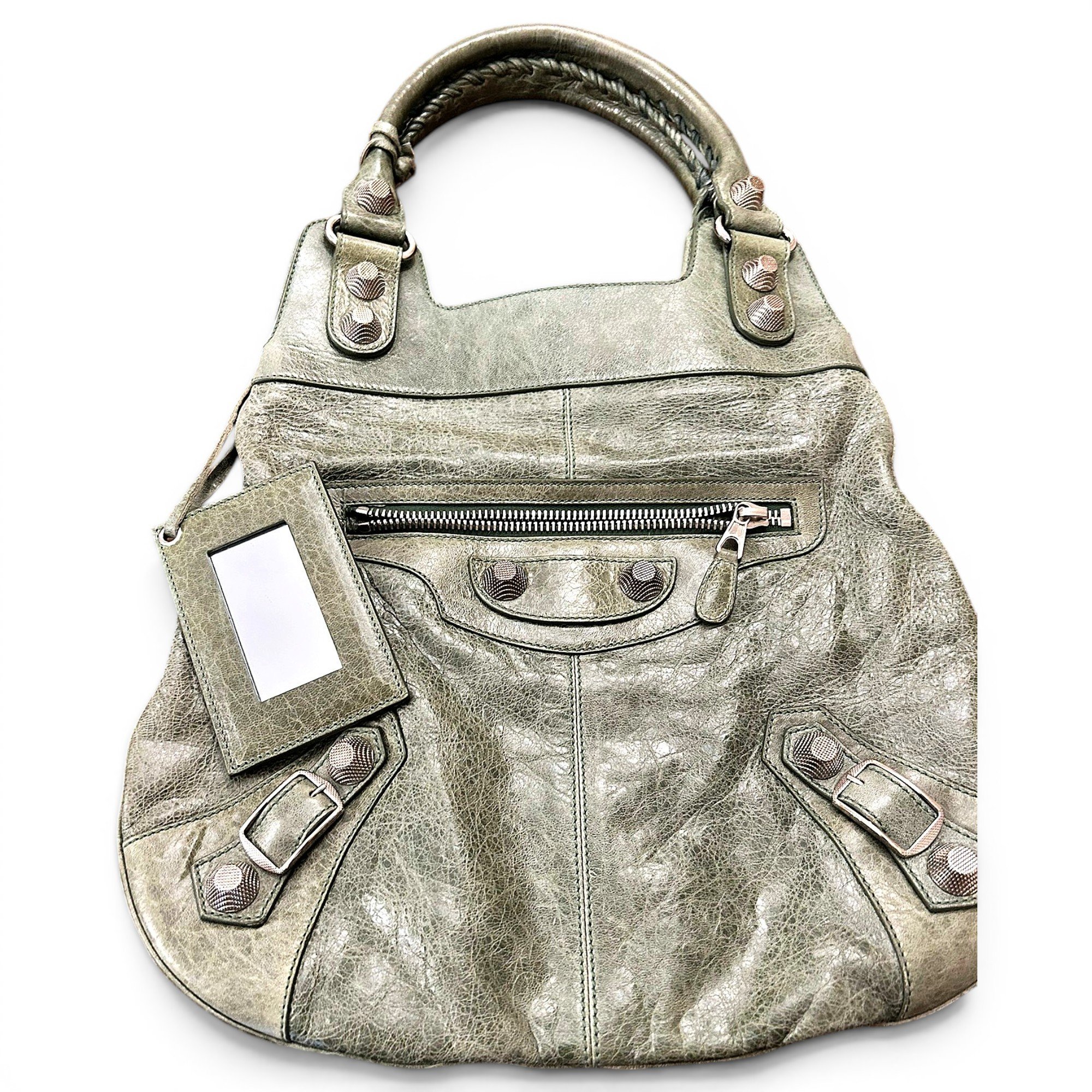 Leather handbag
