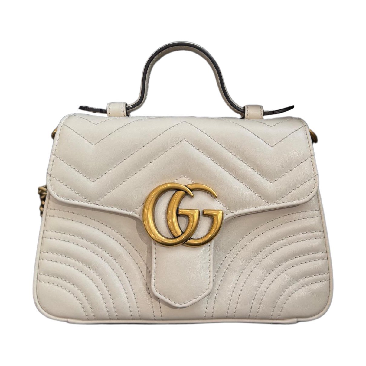 GG Marmont Flap leather handbag