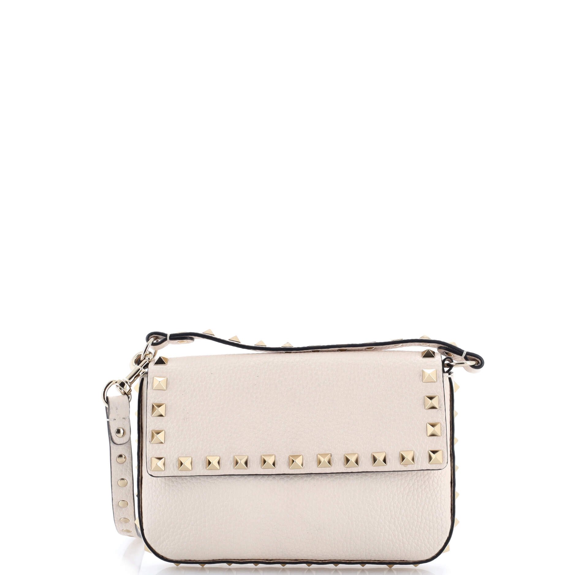 Valentino Garavani Rockstud Top Handle Crossbody Pouch Leather Mini