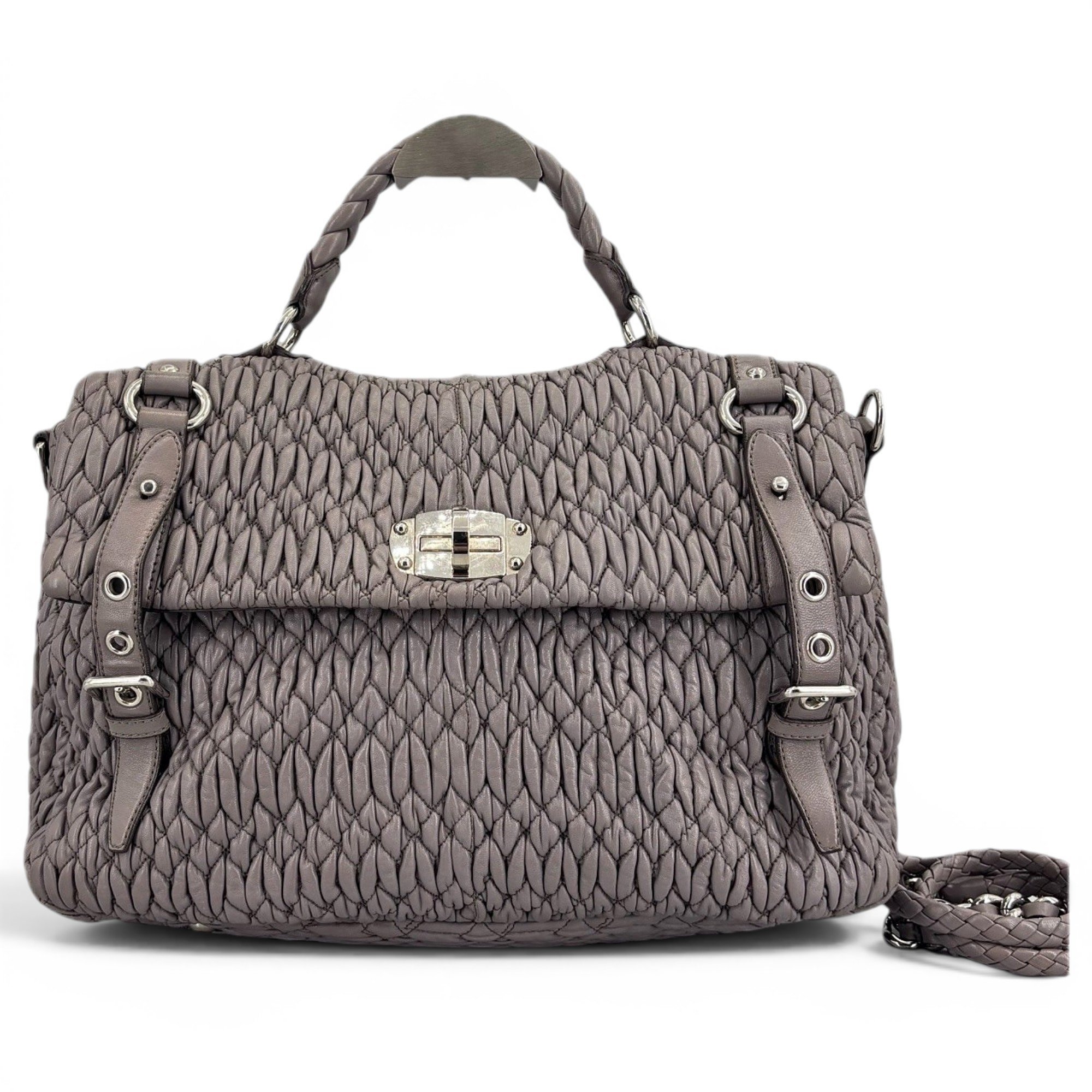 Leather handbag