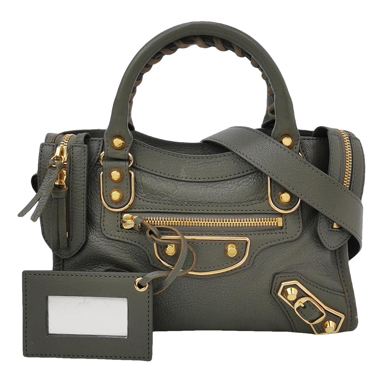 Leather handbag