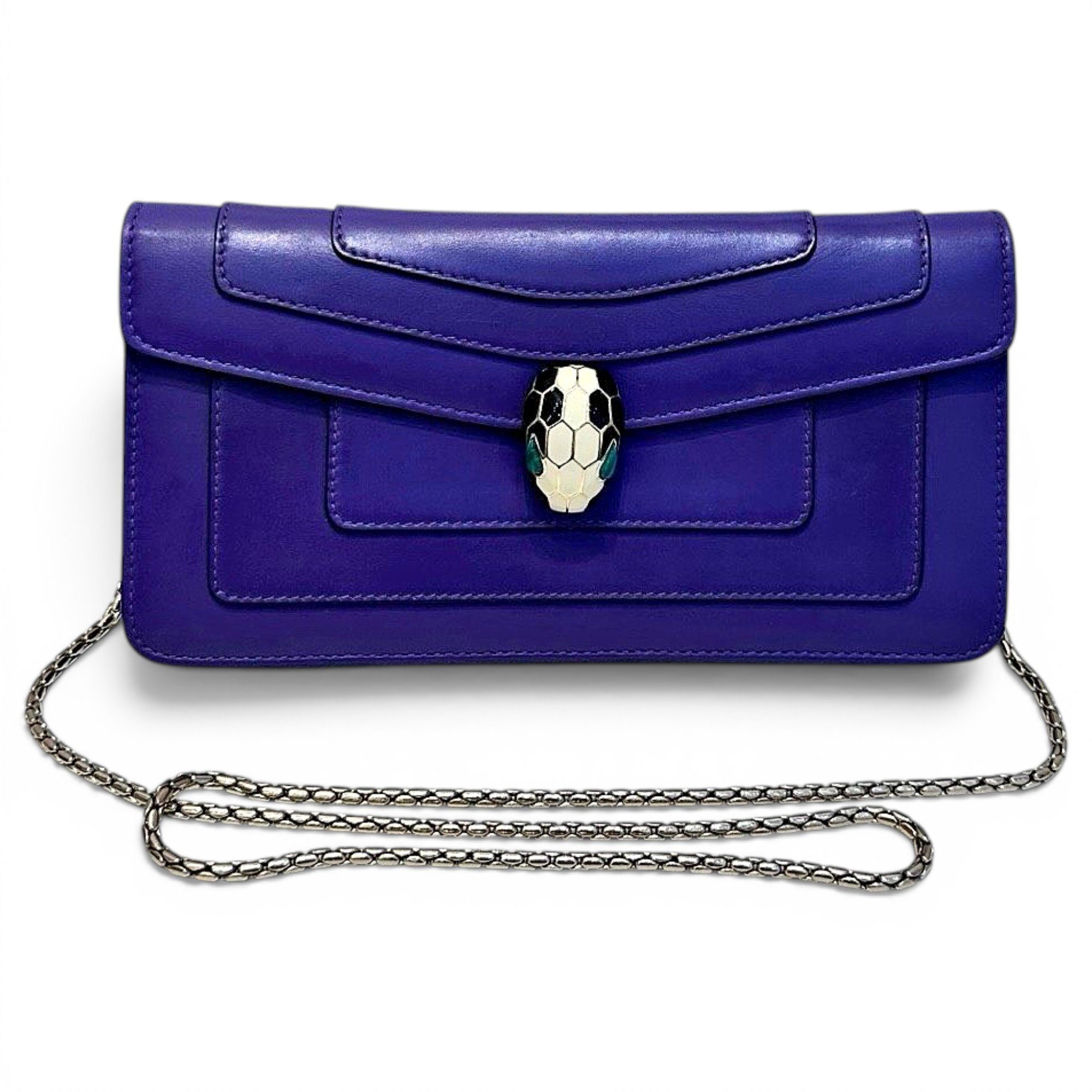 Serpenti leather crossbody bag