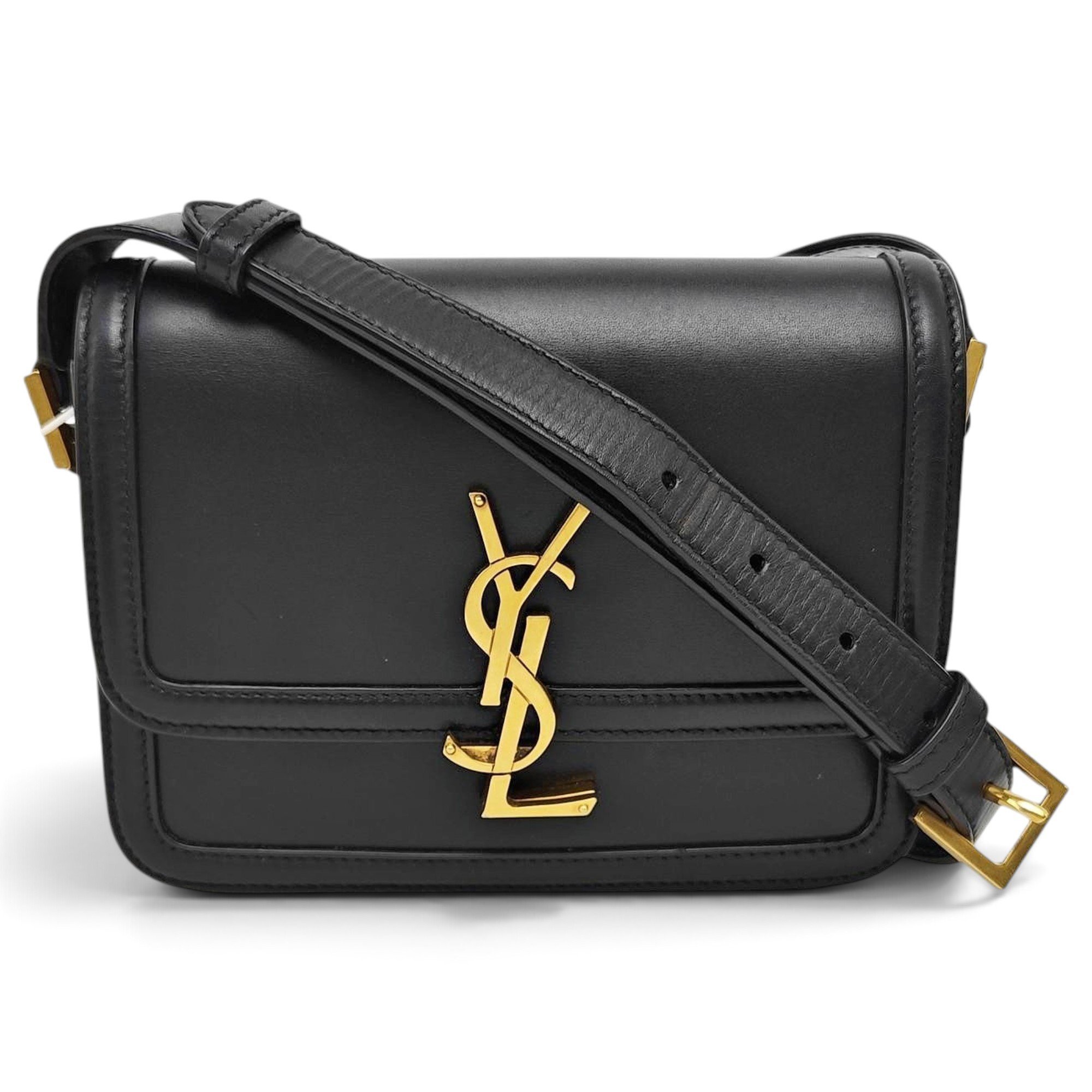 Solférino leather handbag