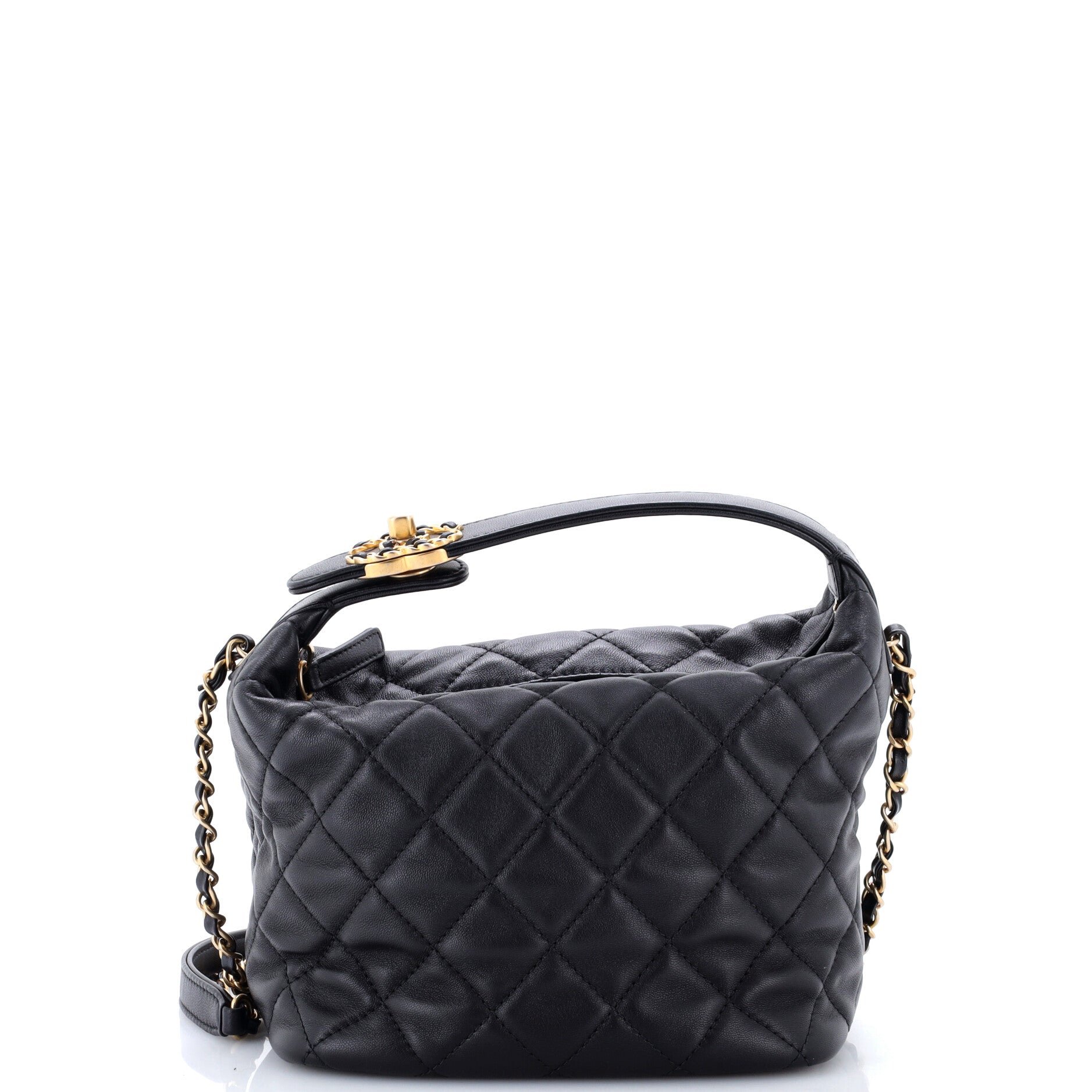 Perfect Meeting Hobo Quilted Lambskin Small