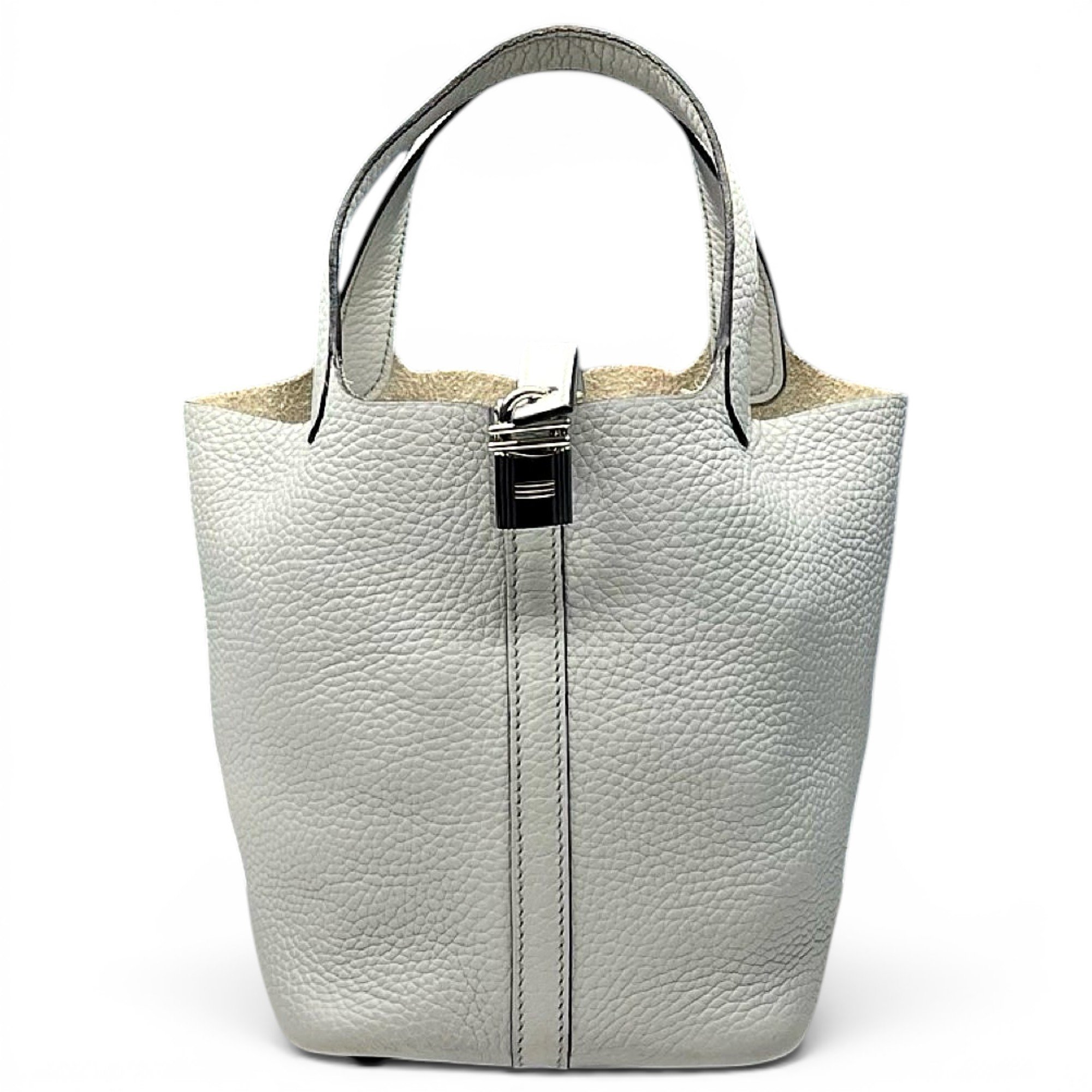 Picotin leather handbag