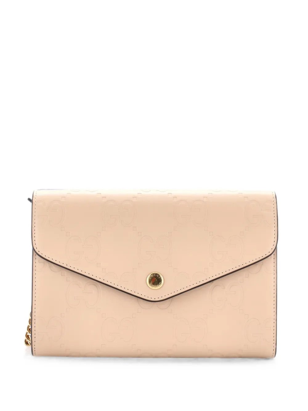 Envelope Wallet on Chain Guccissima Leather shoulder bag