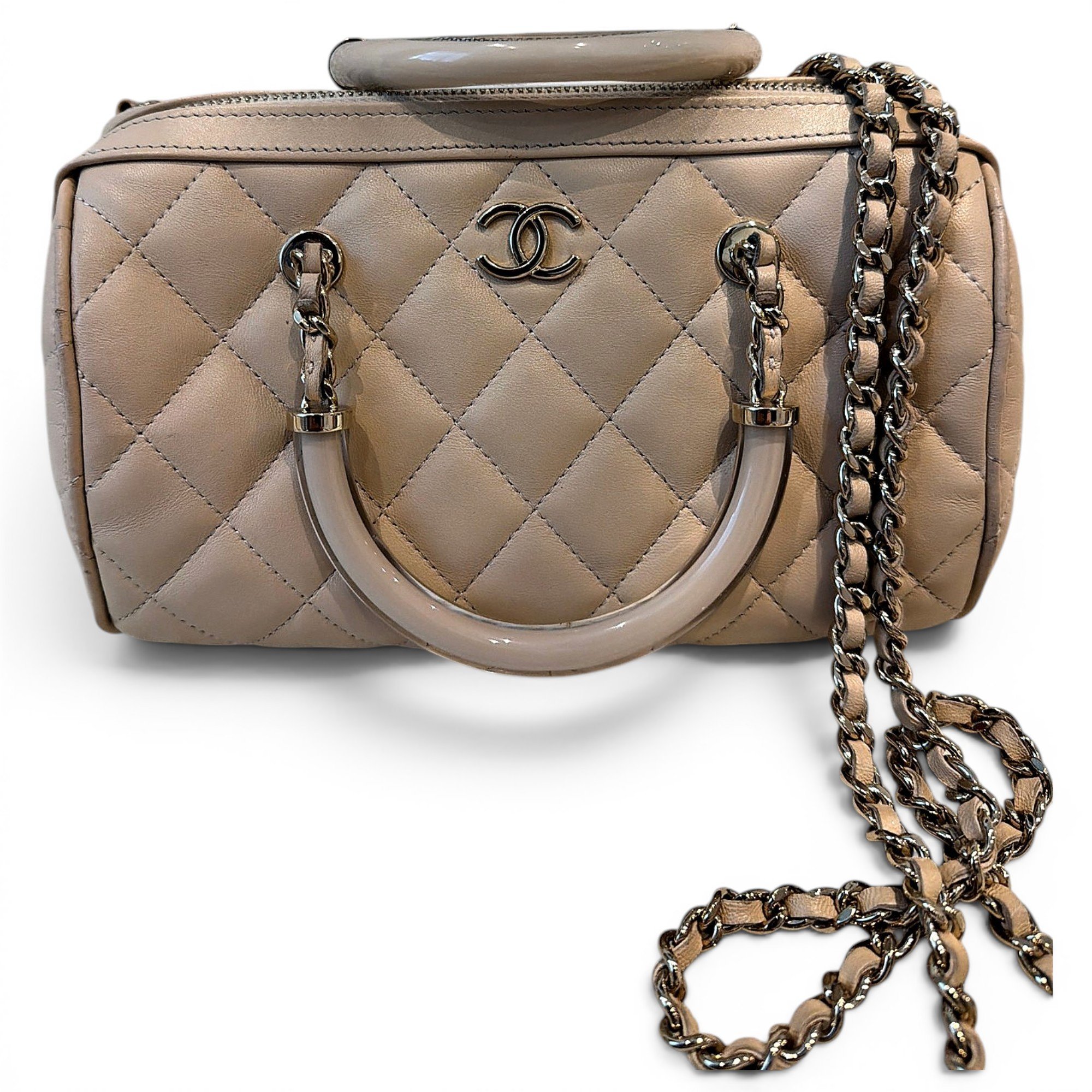 Trendy CC Bowler leather bowling bag
