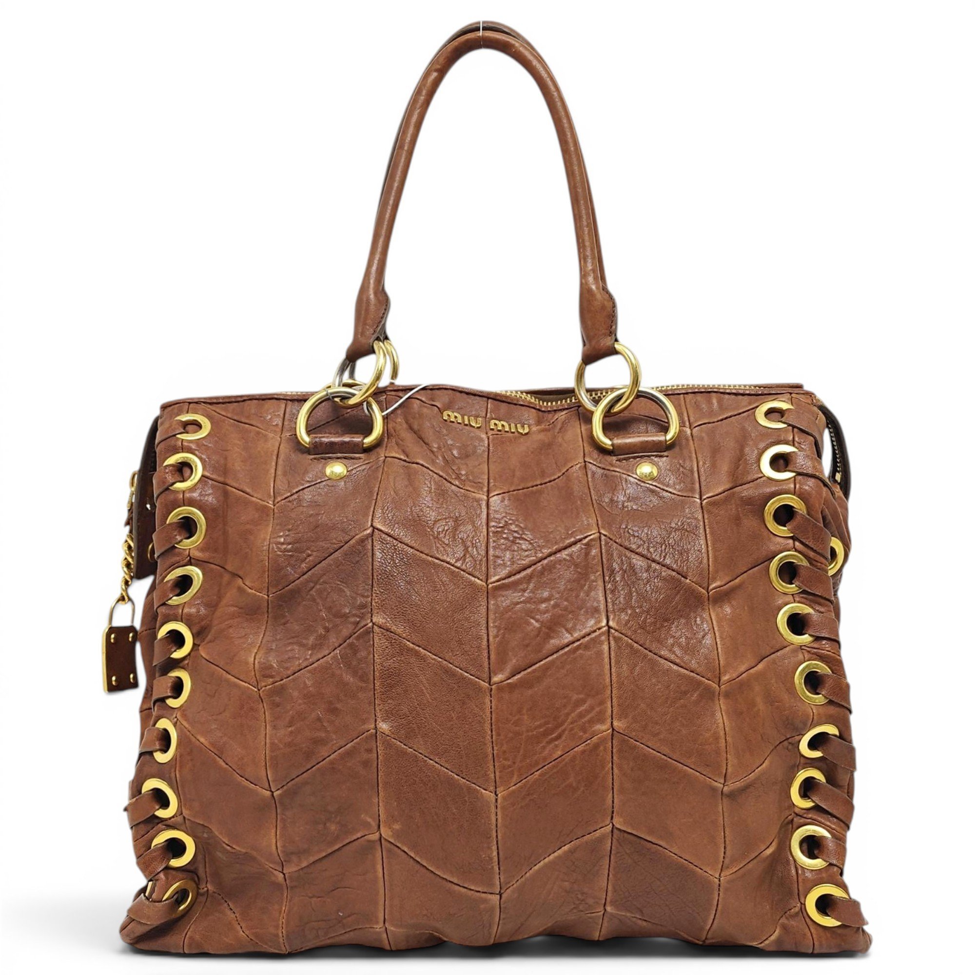 Leather handbag