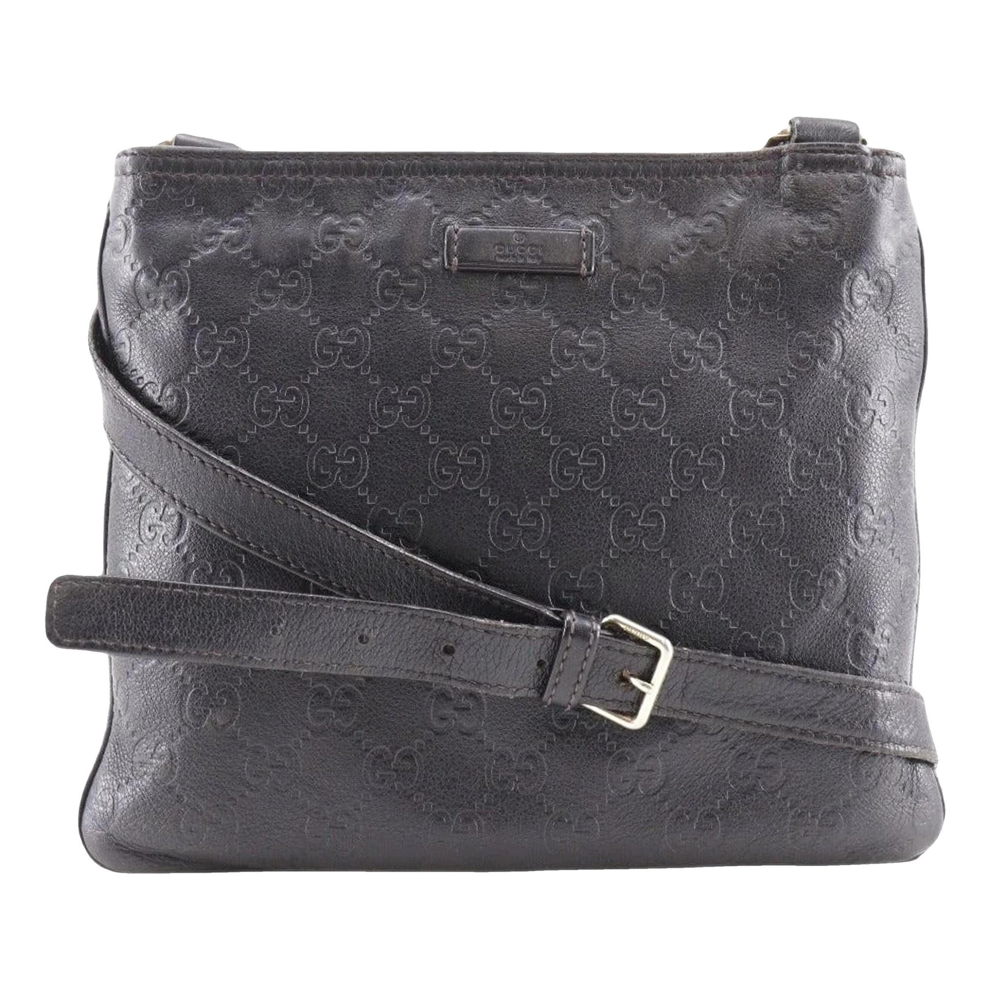 Leather crossbody bag