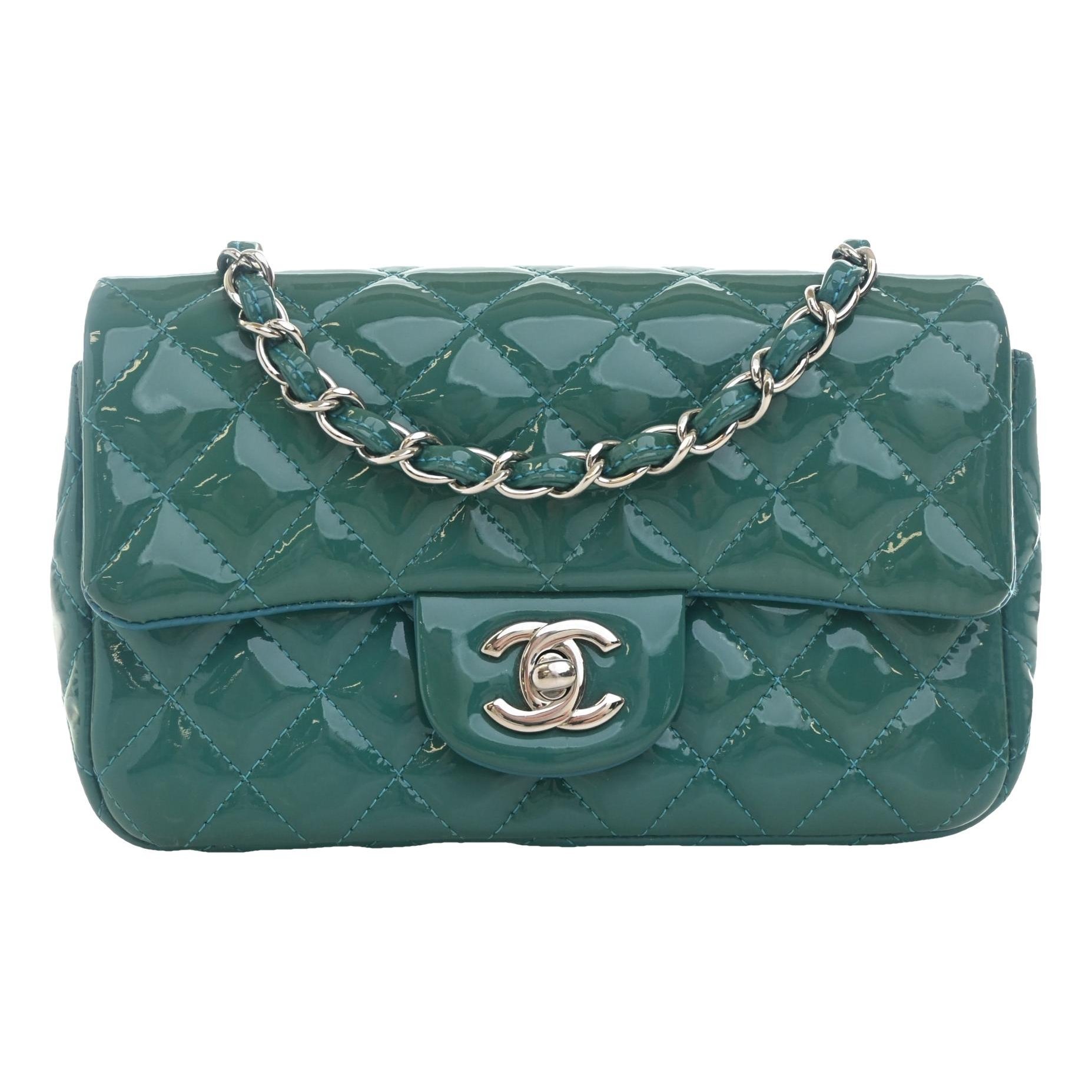 Patent leather crossbody bag
