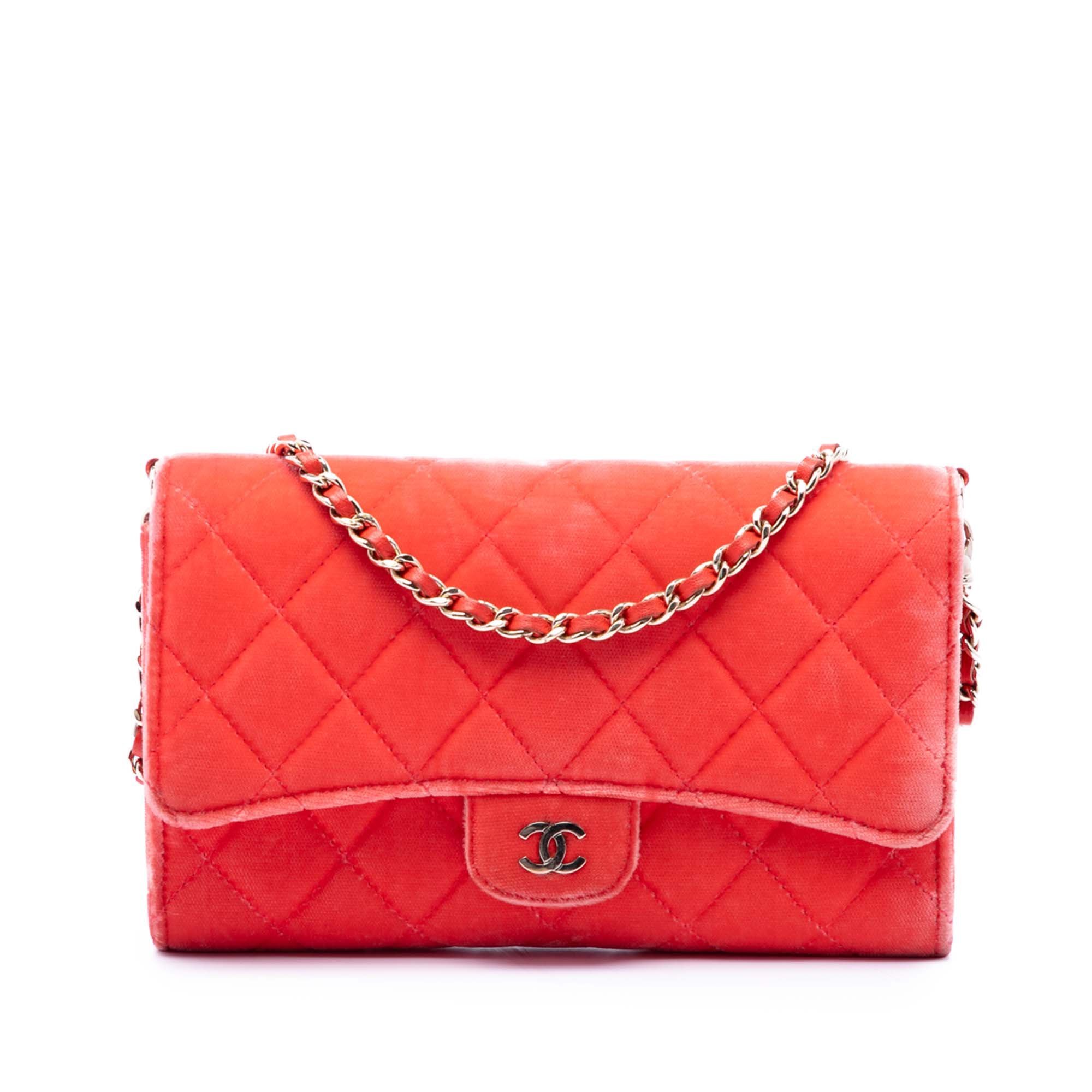 Velvet handbag