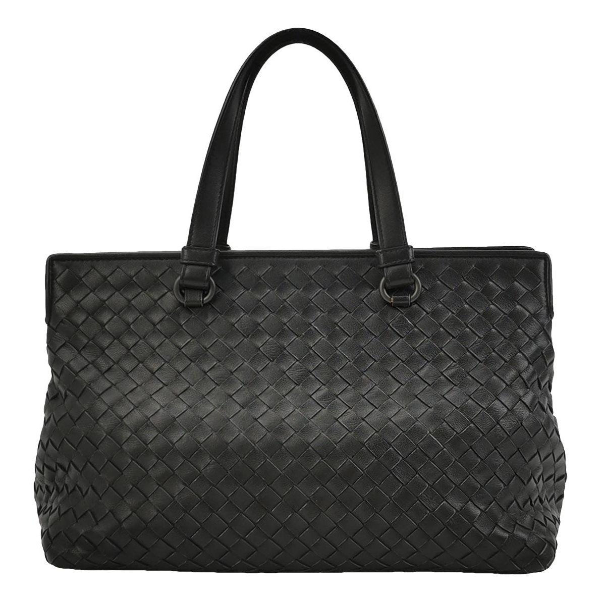 Leather tote
