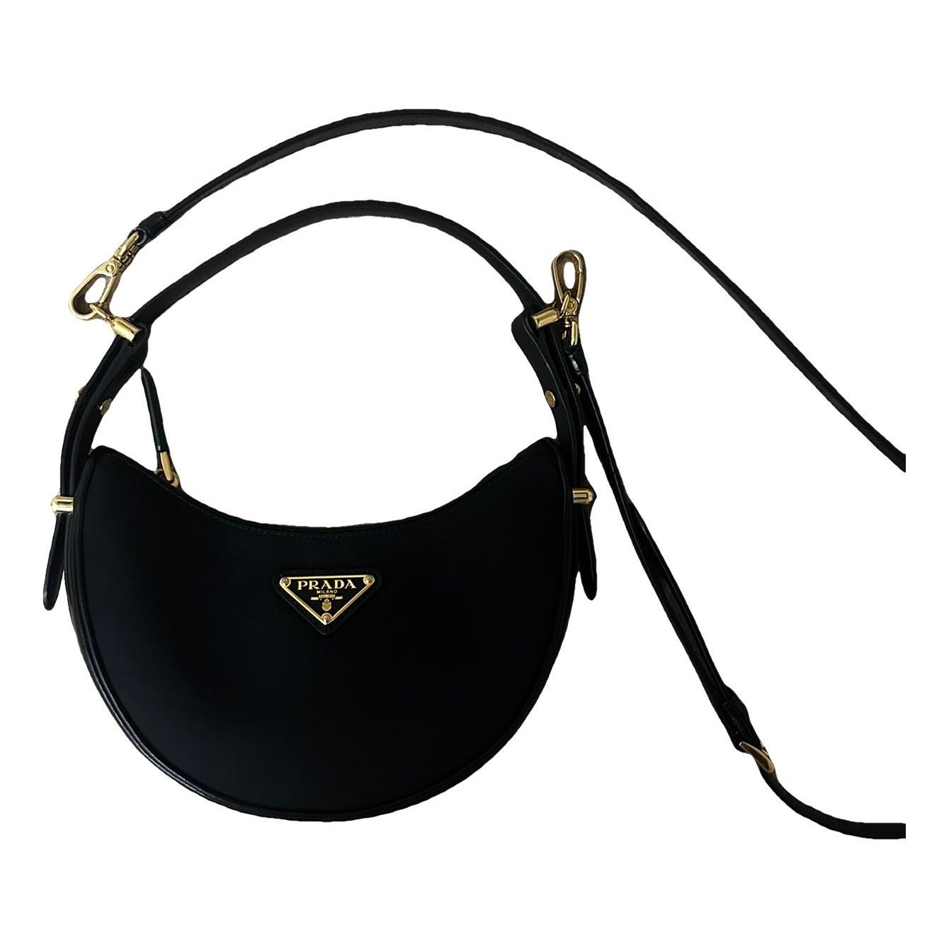 Arqué leather crossbody bag