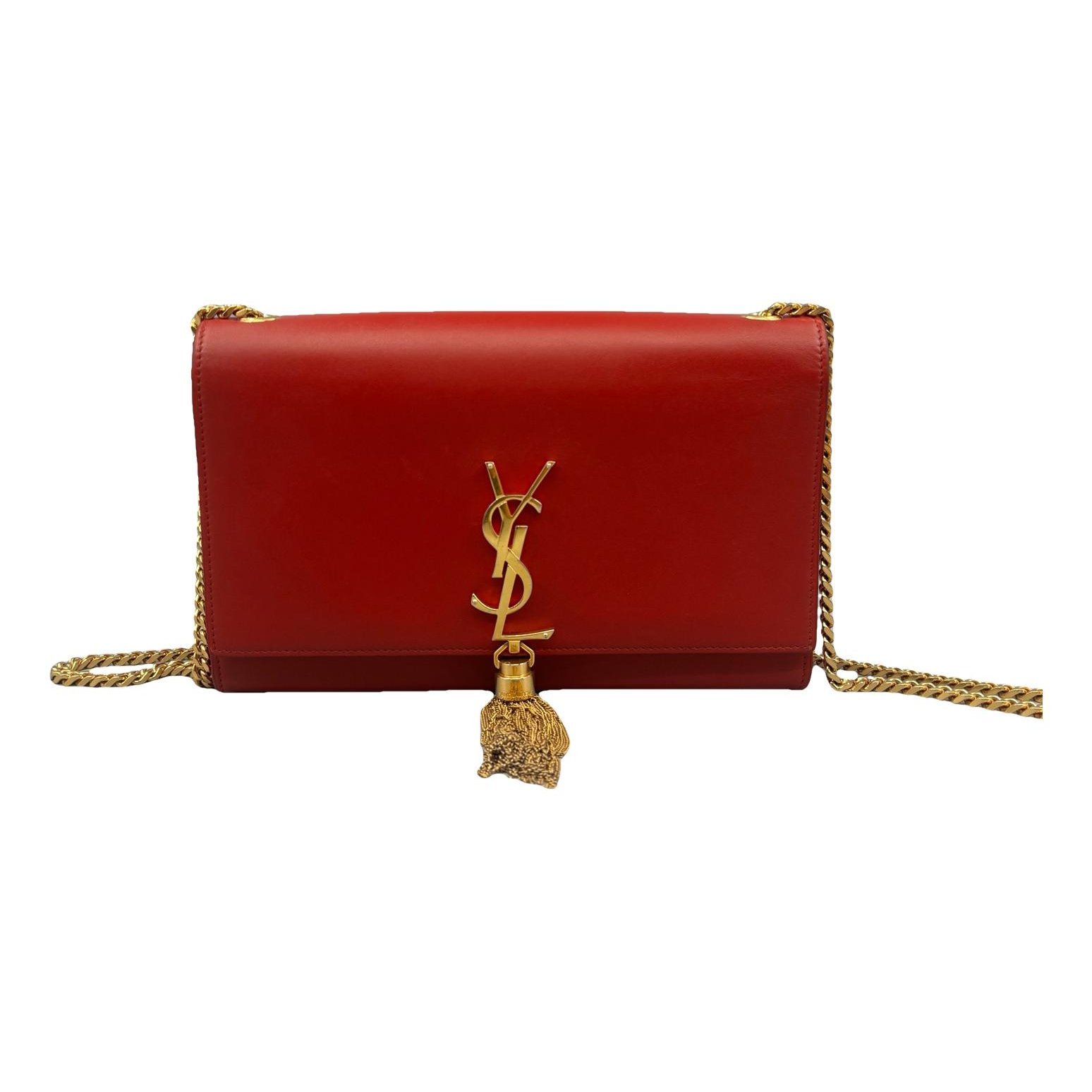 Pompom Kate leather crossbody bag