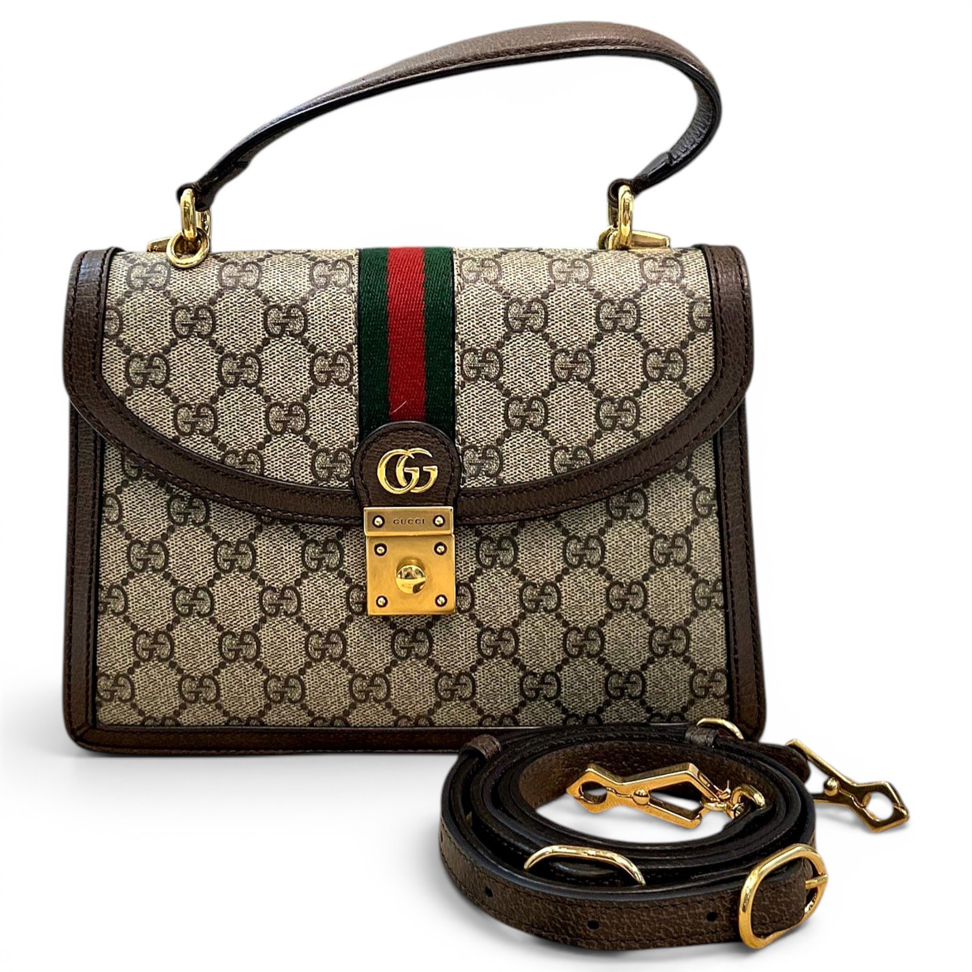 Ophidia leather handbag
