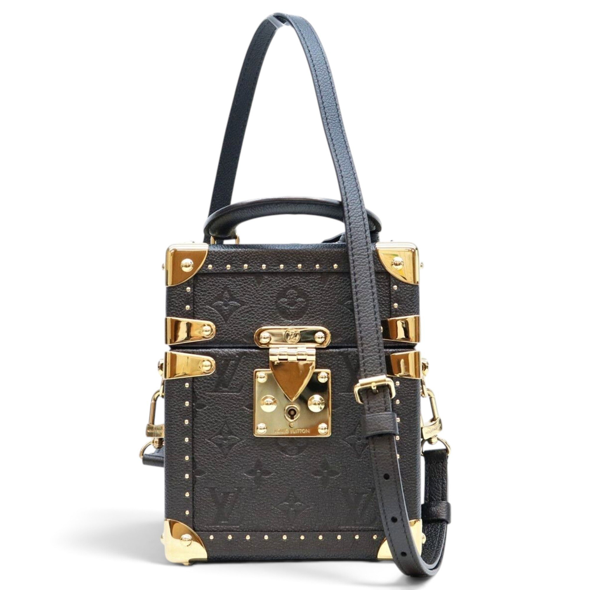Camera Box leather handbag