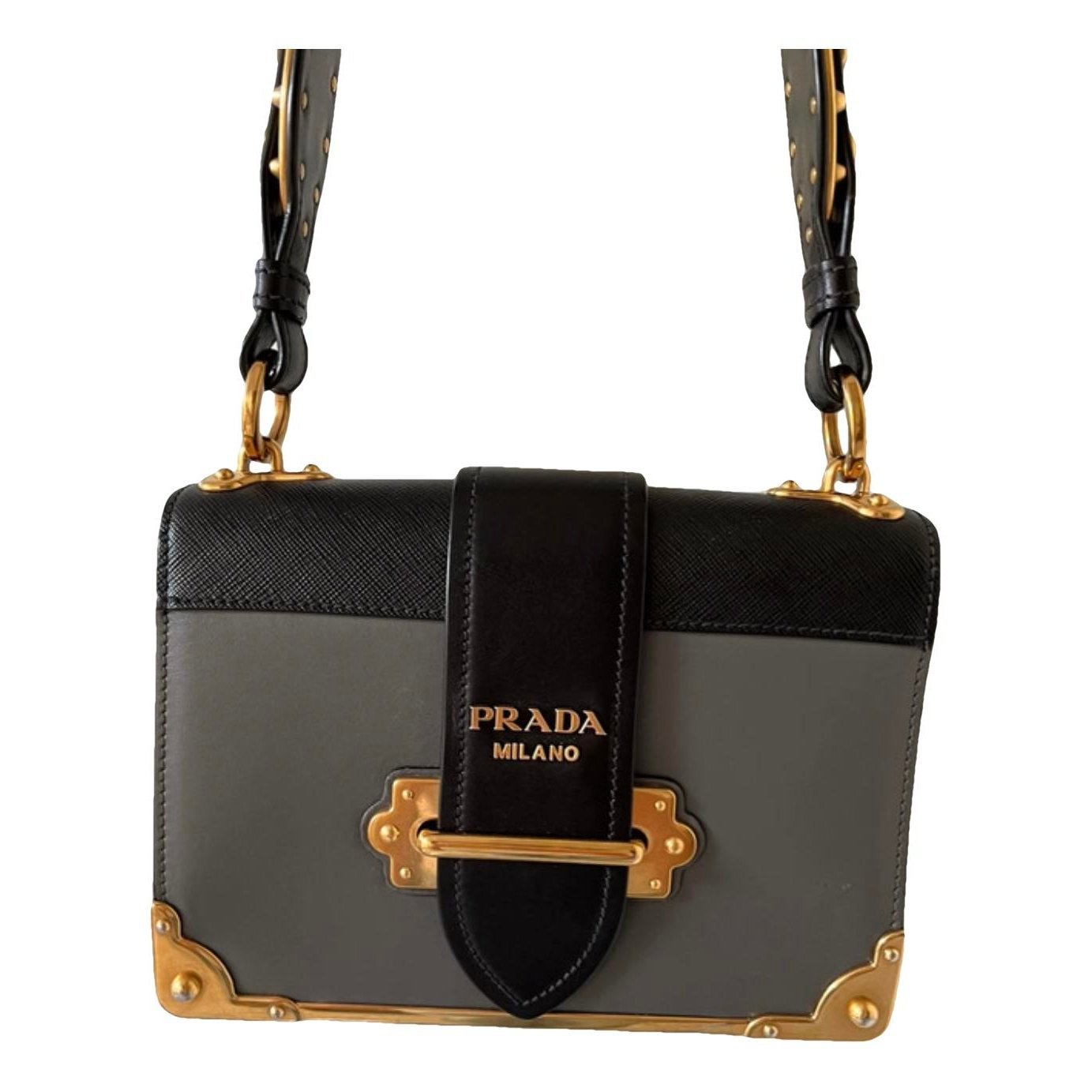 Cahier leather crossbody bag