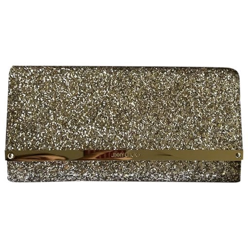 Glitter clutch bag