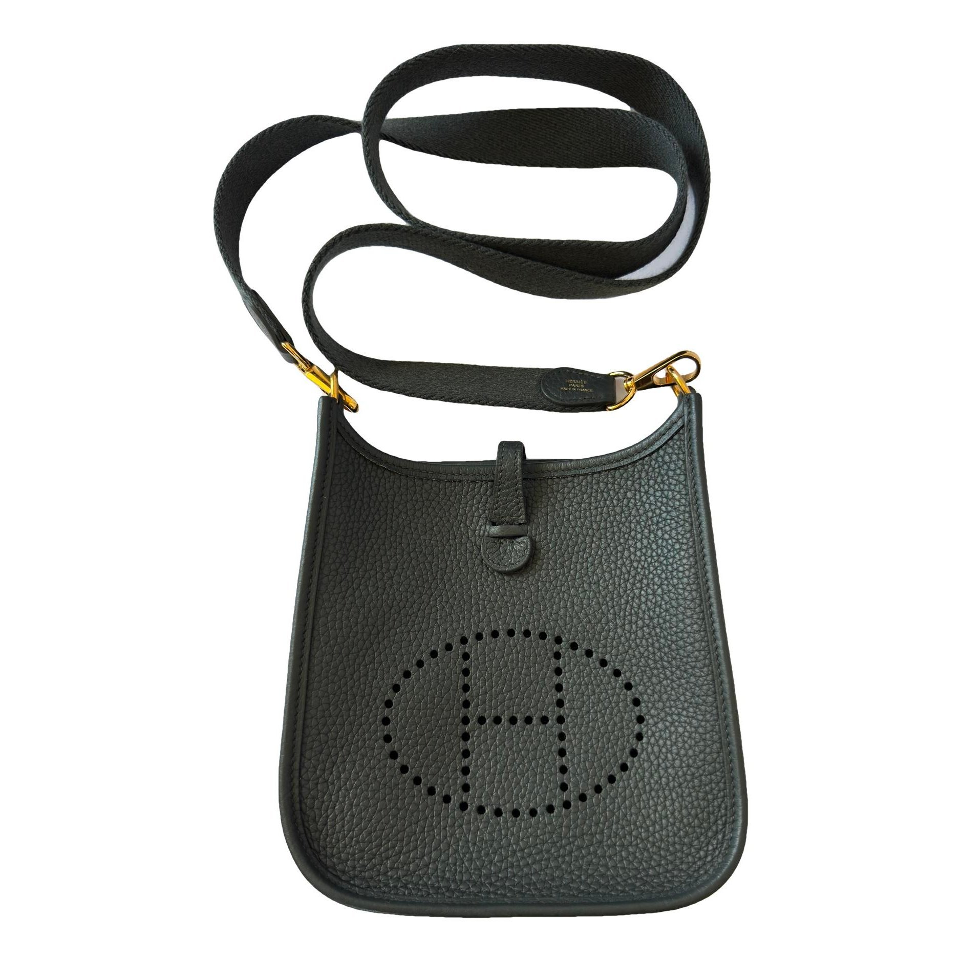 Mini Evelyne leather handbag