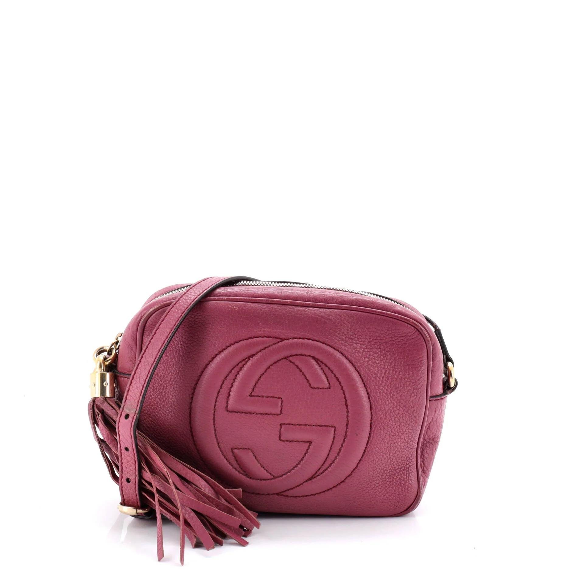 Leather crossbody bag