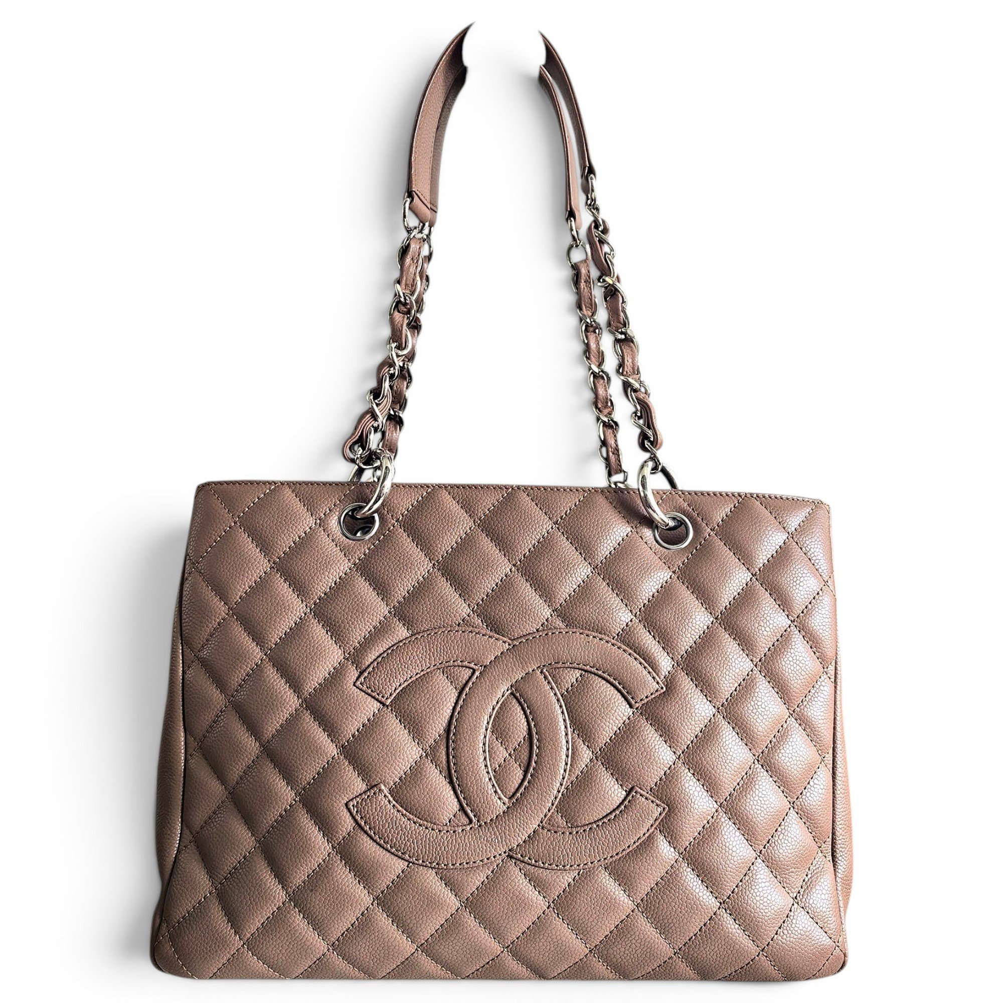 Grand shopping leather tote
