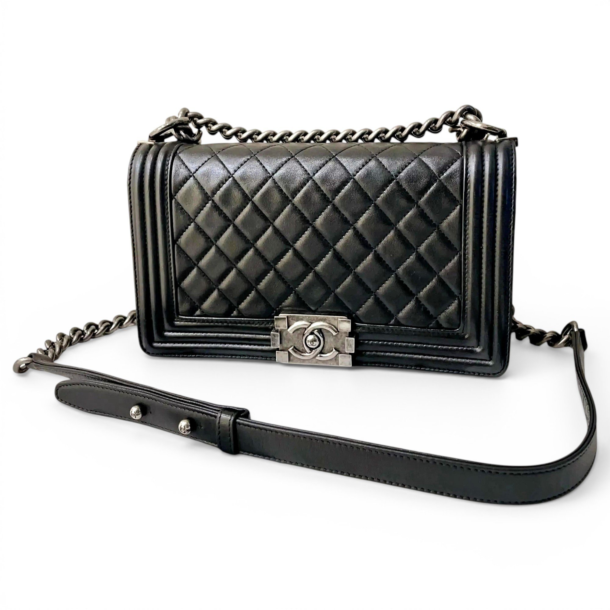 Leather handbag