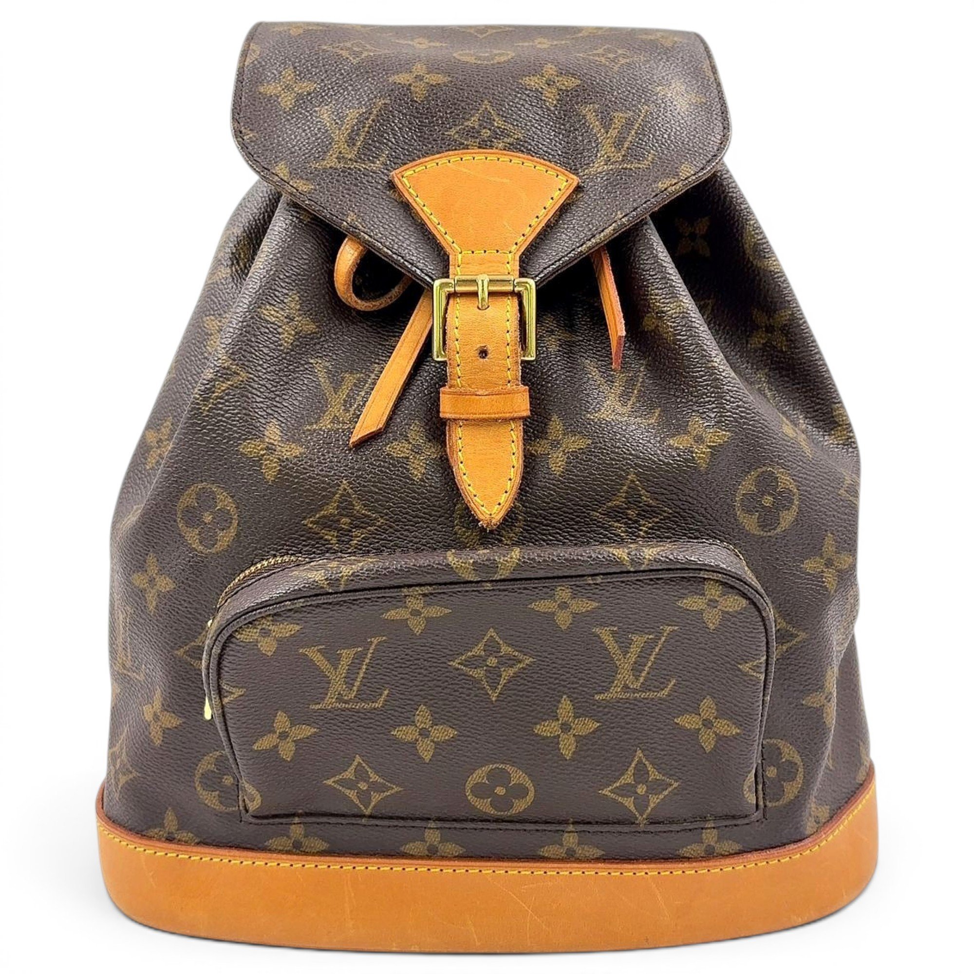 Montsouris leather backpack