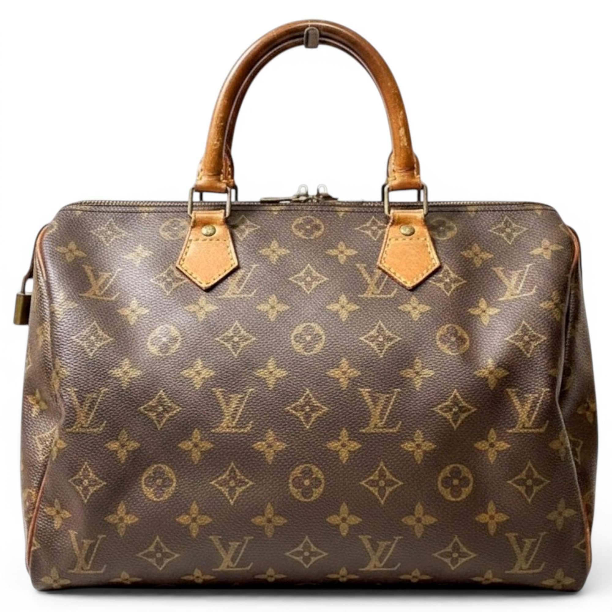 Speedy leather handbag