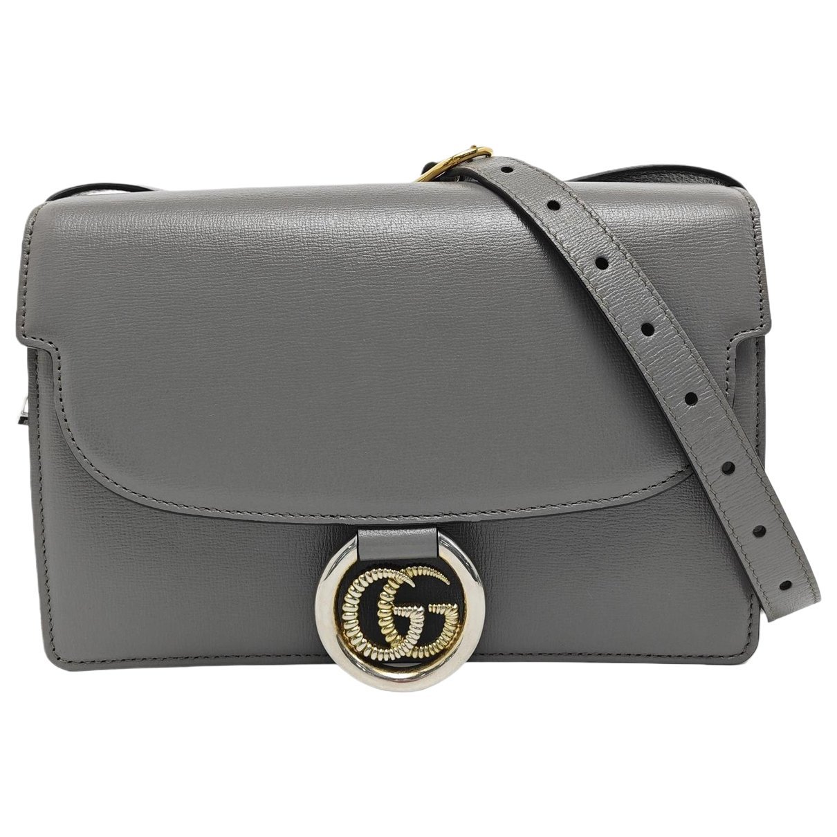 GG Ring leather crossbody bag