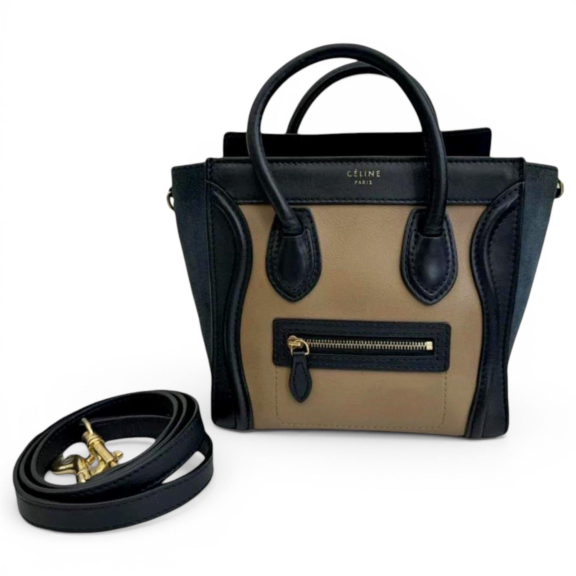 Nano Luggage leather handbag
