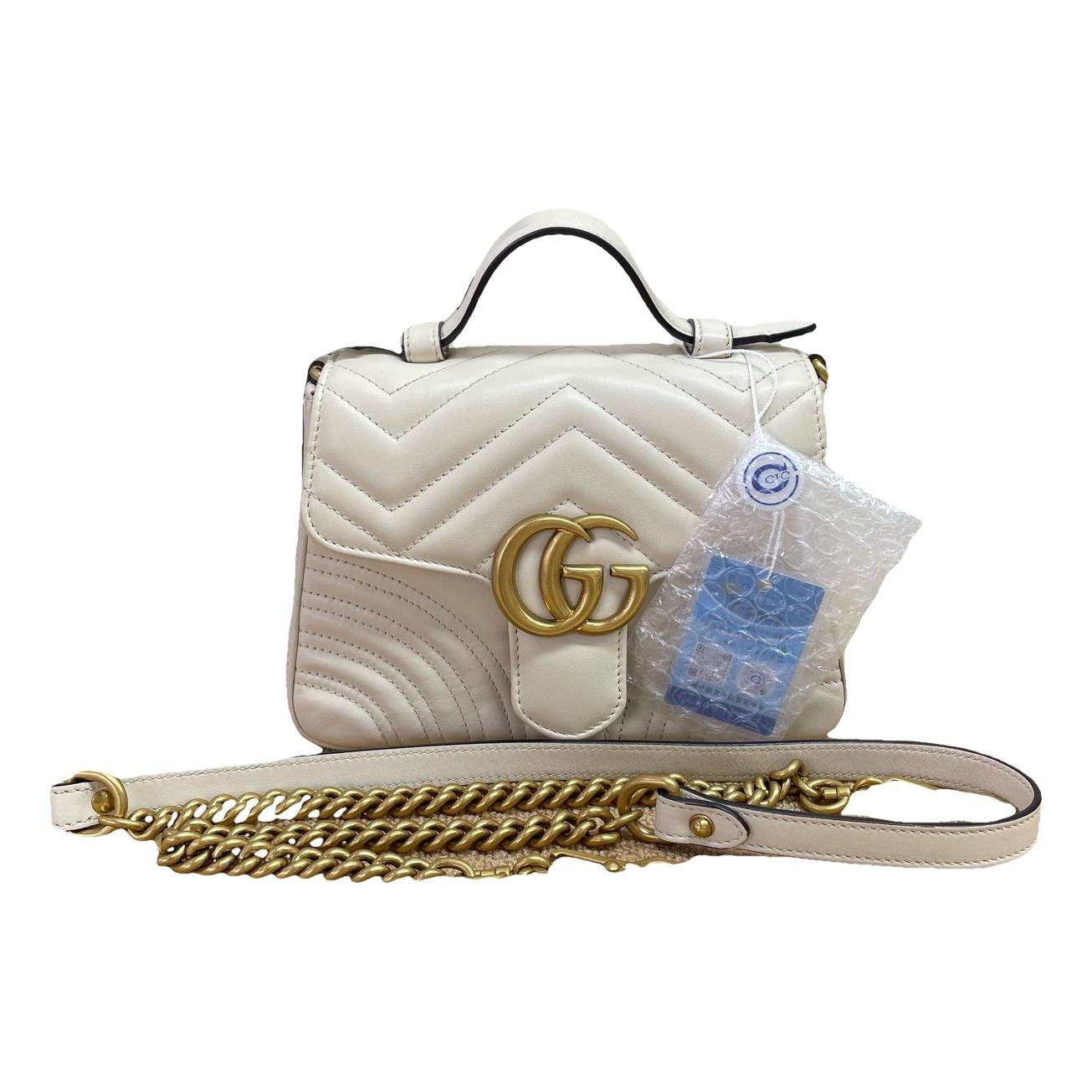 GG Marmont Flap leather handbag