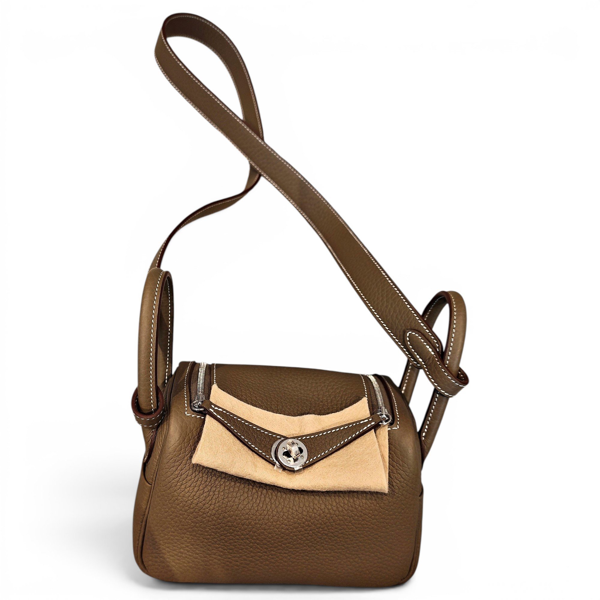 Lindy leather handbag