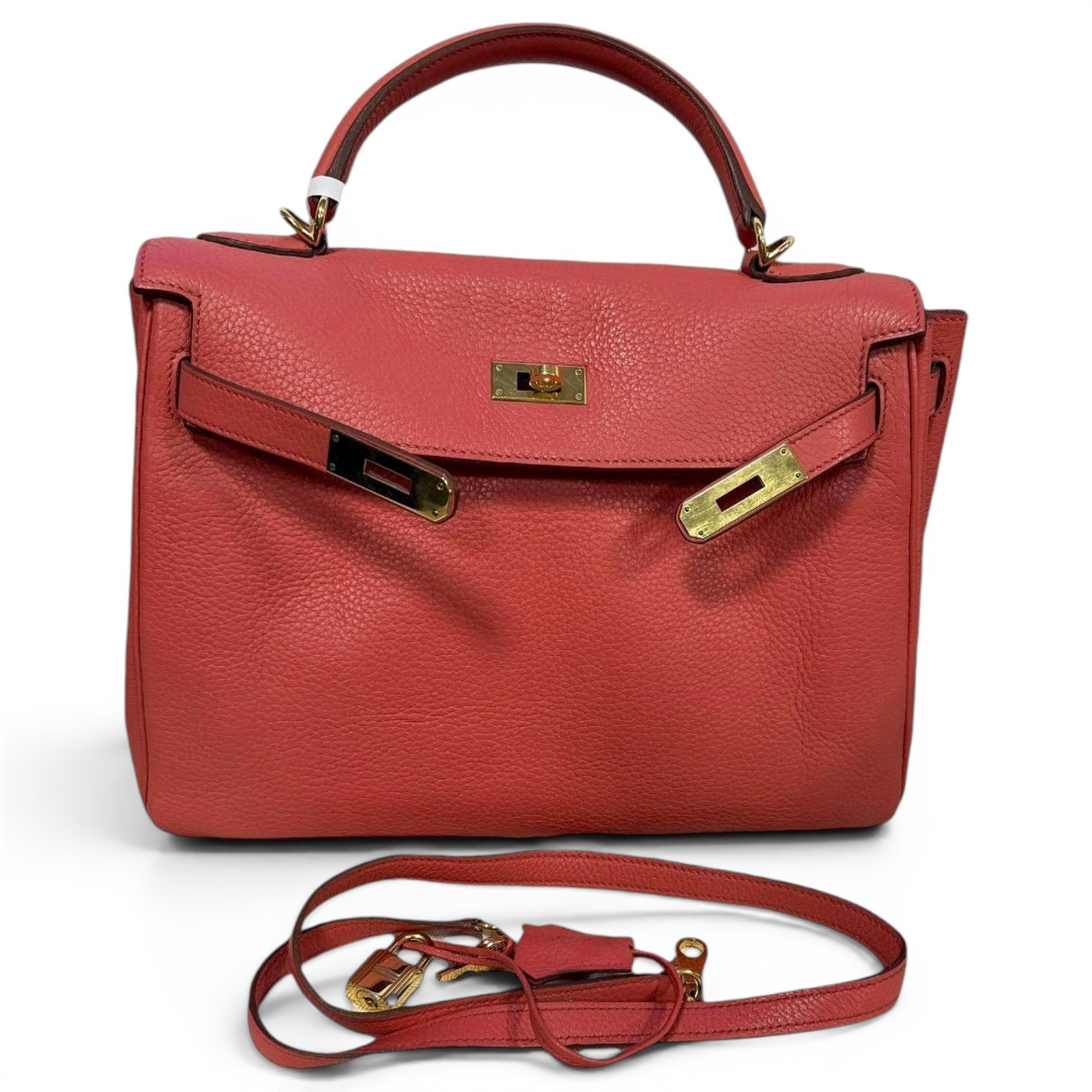 Kelly 32 leather handbag