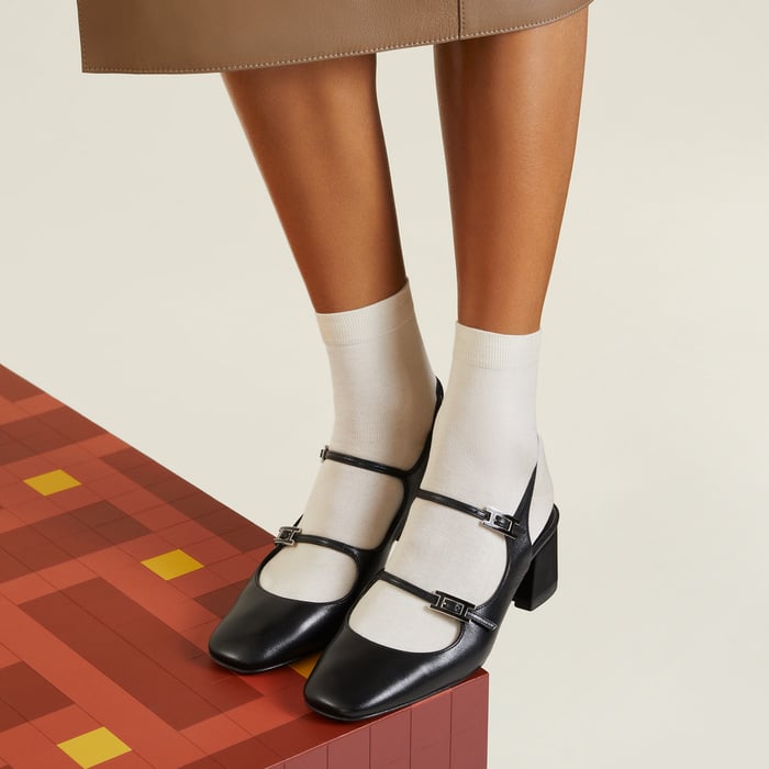 Noir Jackie 50 Pump