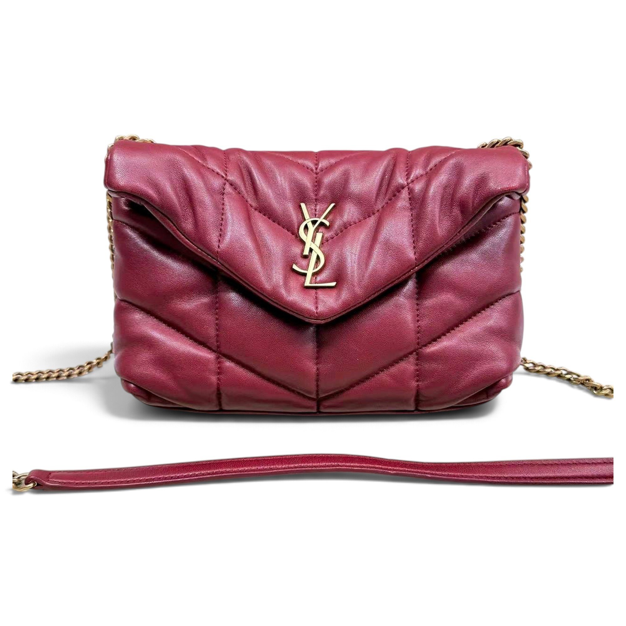 Loulou Puffer leather crossbody bag