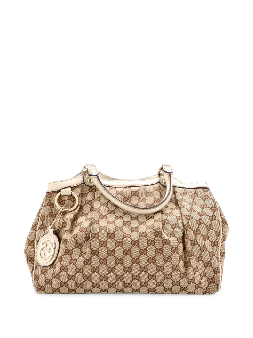 Sukey GG Canvas with Leather Medium tote bag