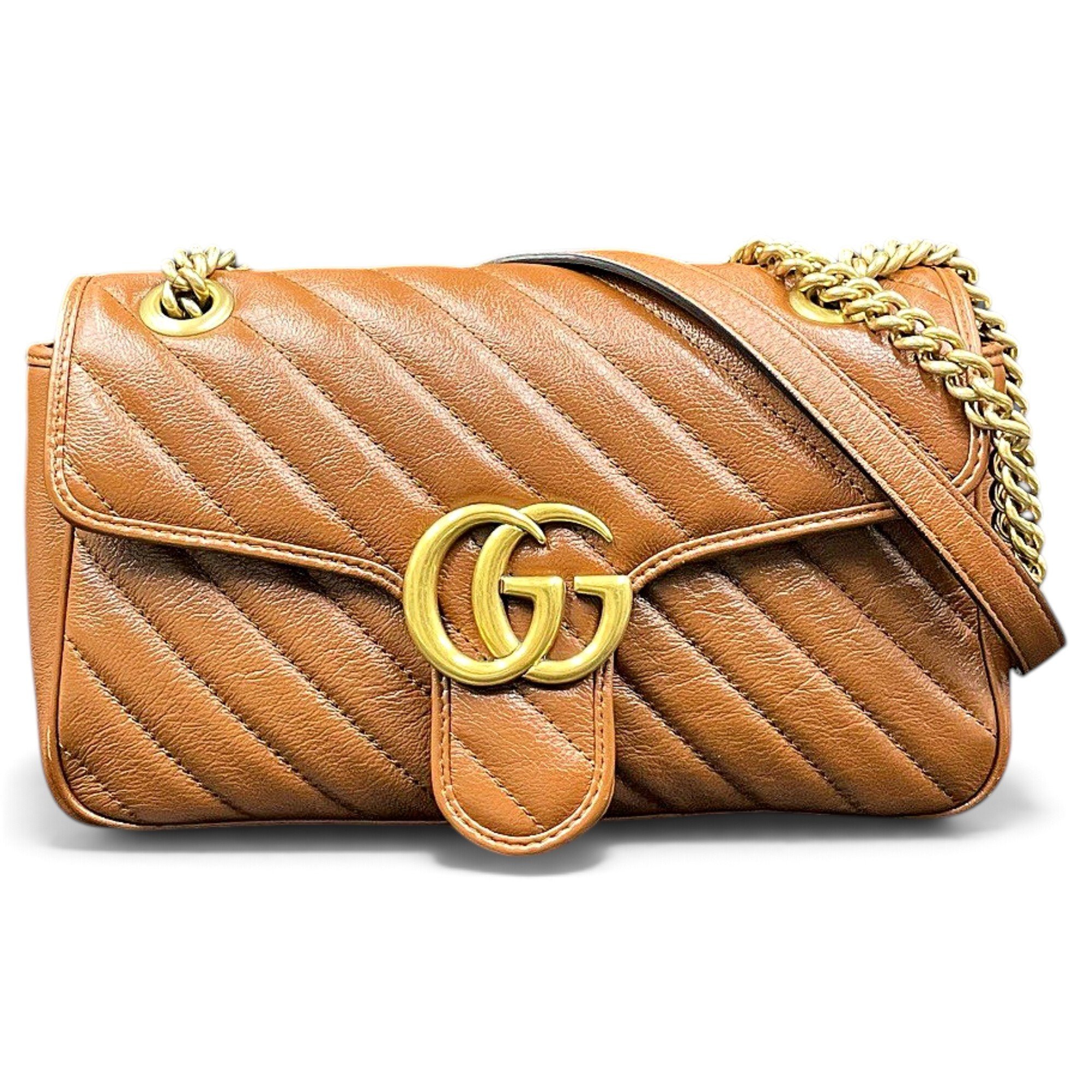 GG Marmont Flap leather handbag
