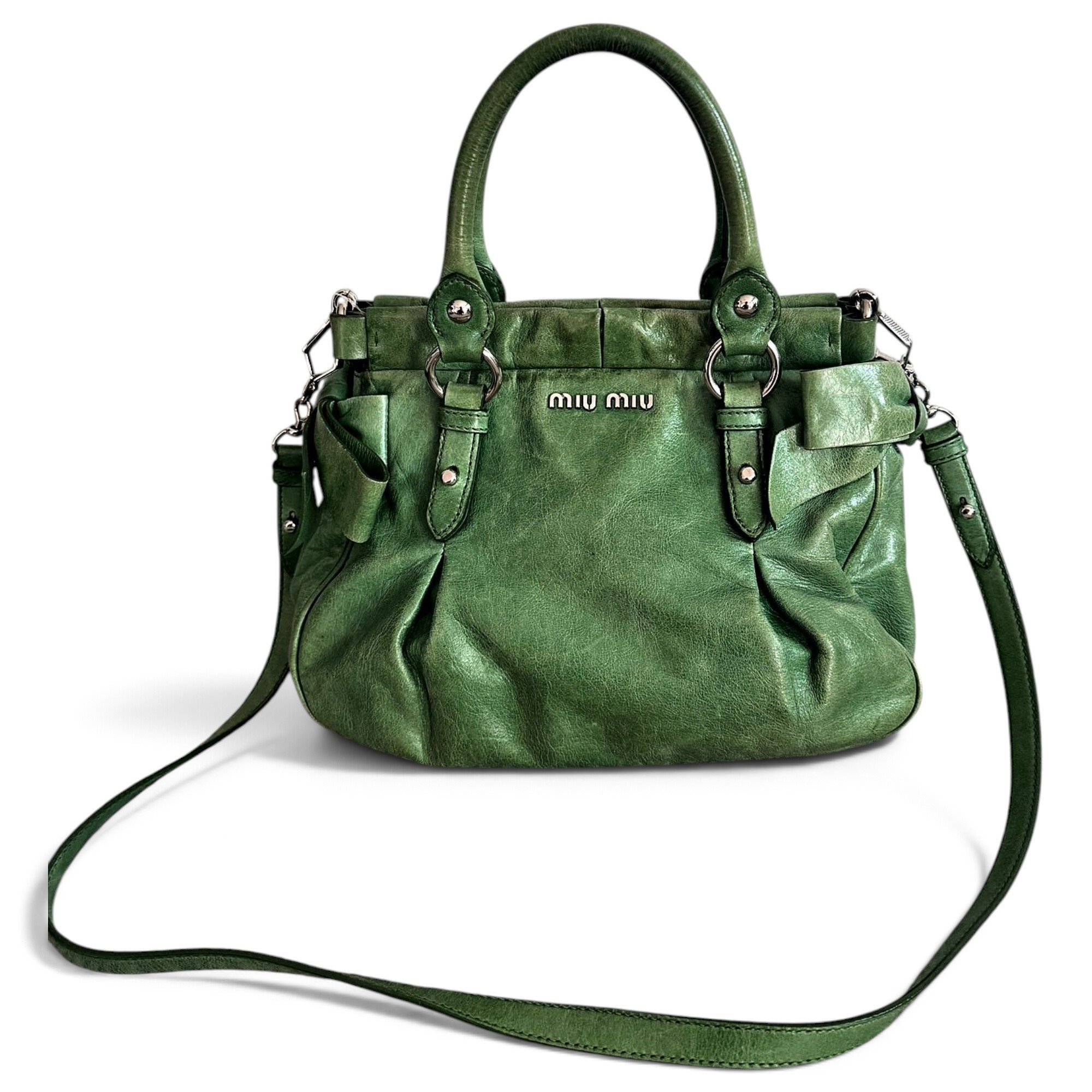 Miu Miu Bow bag leather handbag