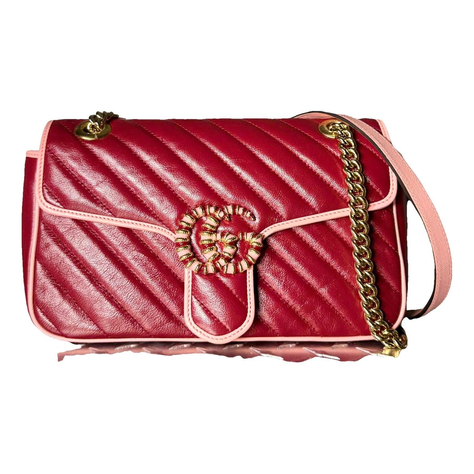 GG Marmont Flap leather crossbody bag