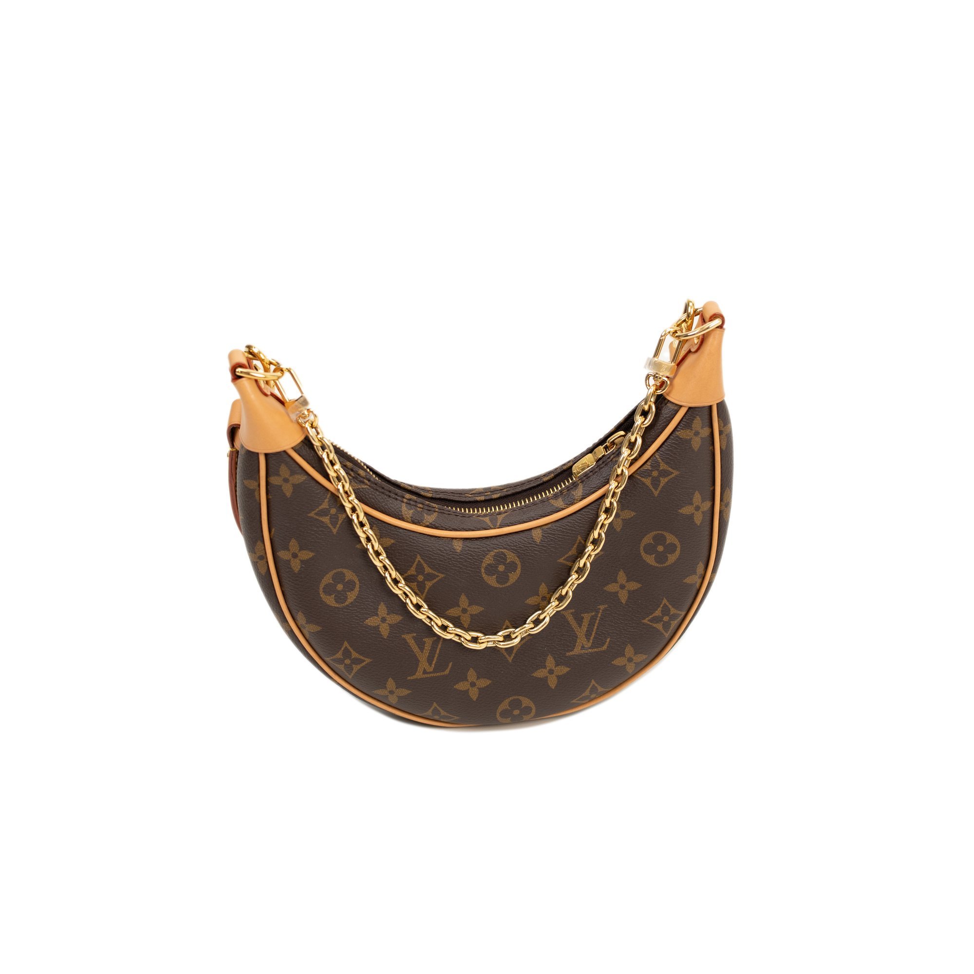 Loop leather handbag