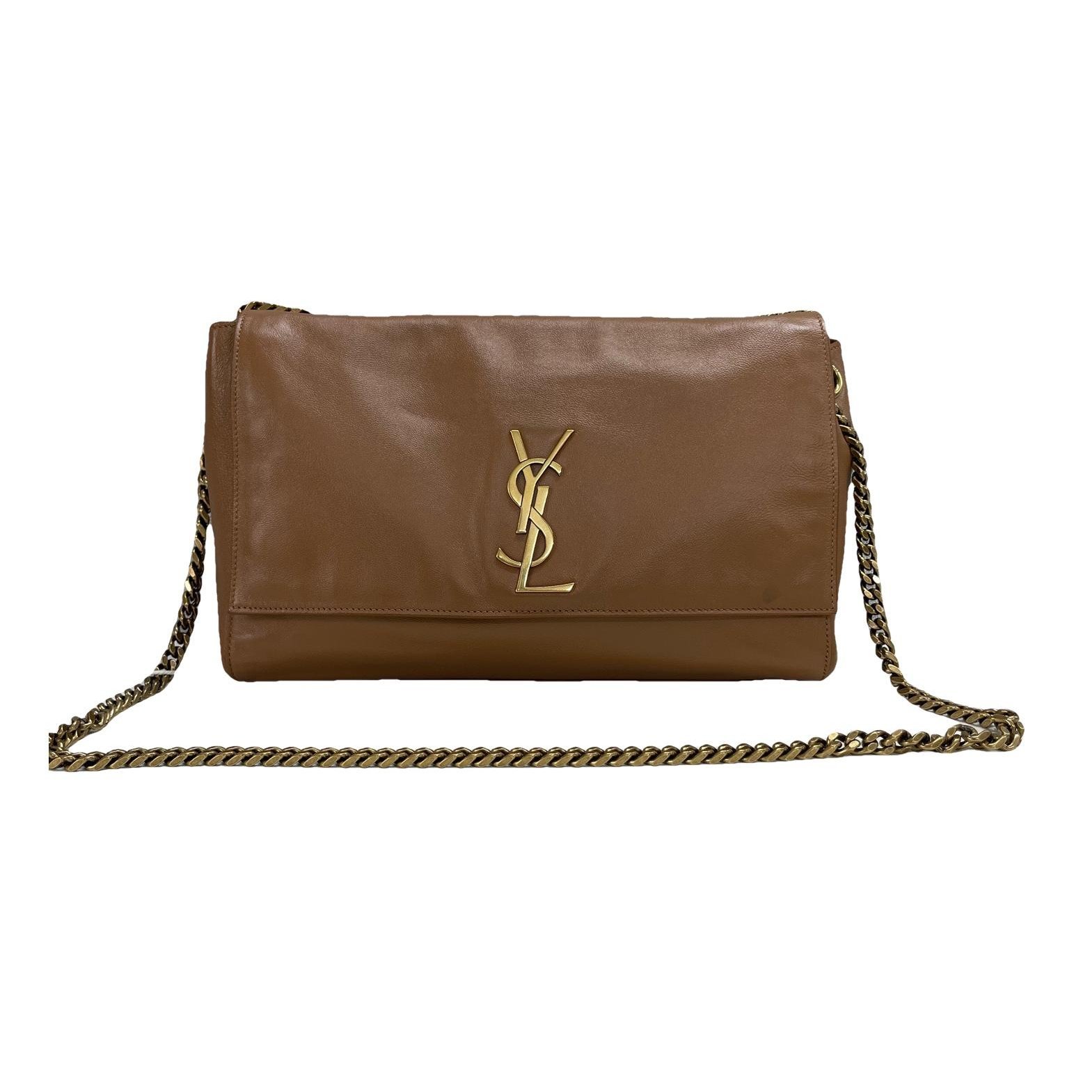 Reversible kate leather handbag